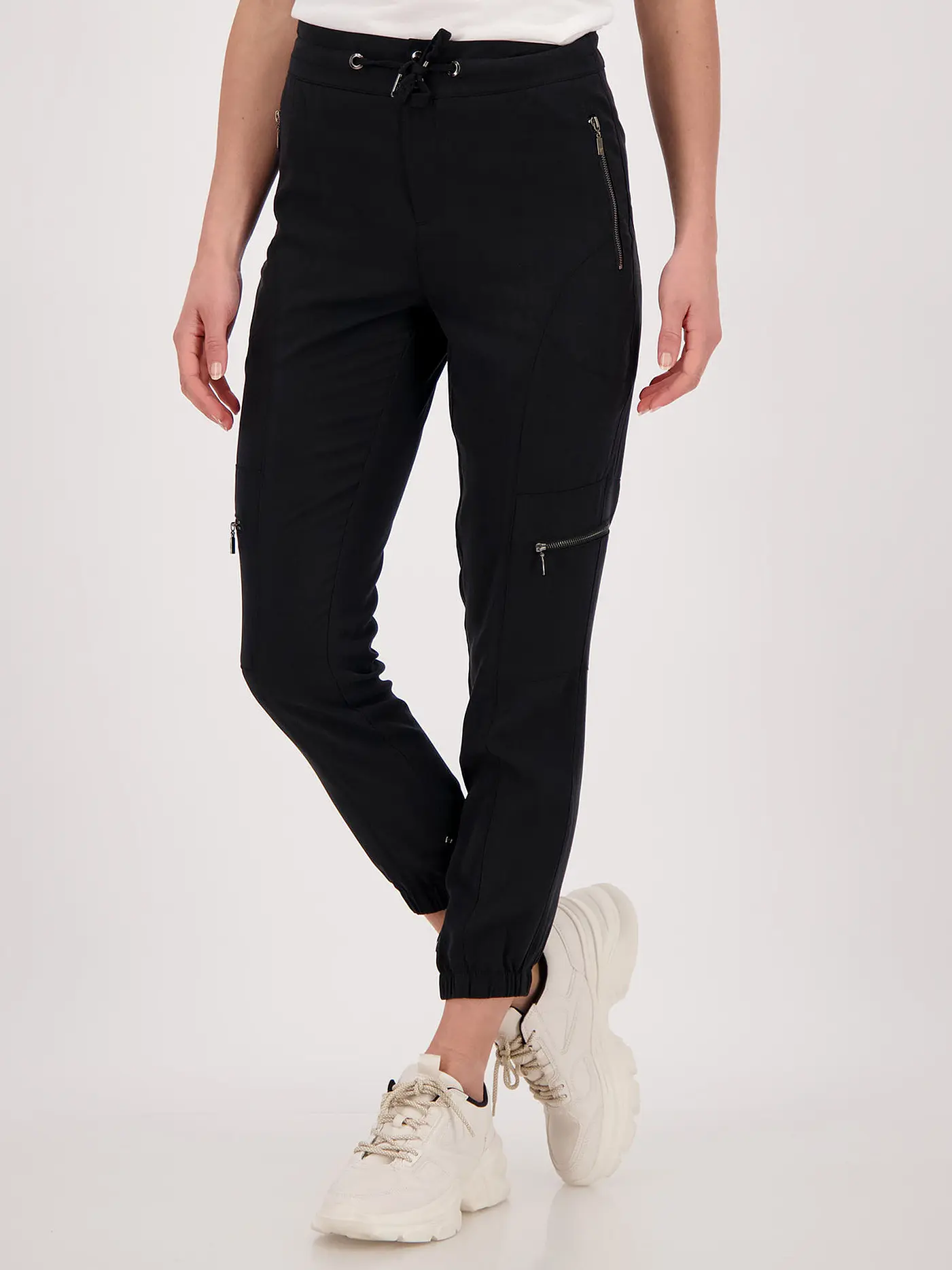 MONARI | Hose Jogging Fit | schwarz