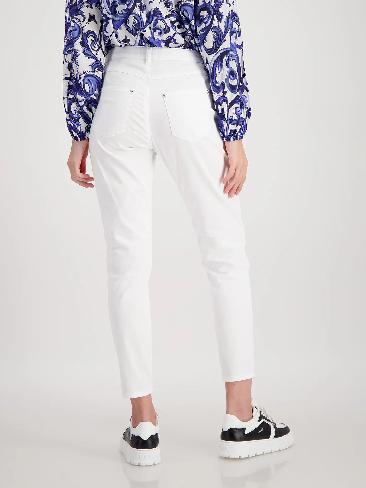 MONARI | Hose Skinny Fit | weiss