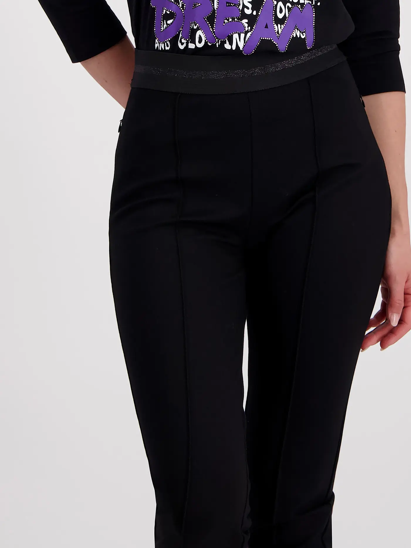 MONARI | Hose | schwarz
