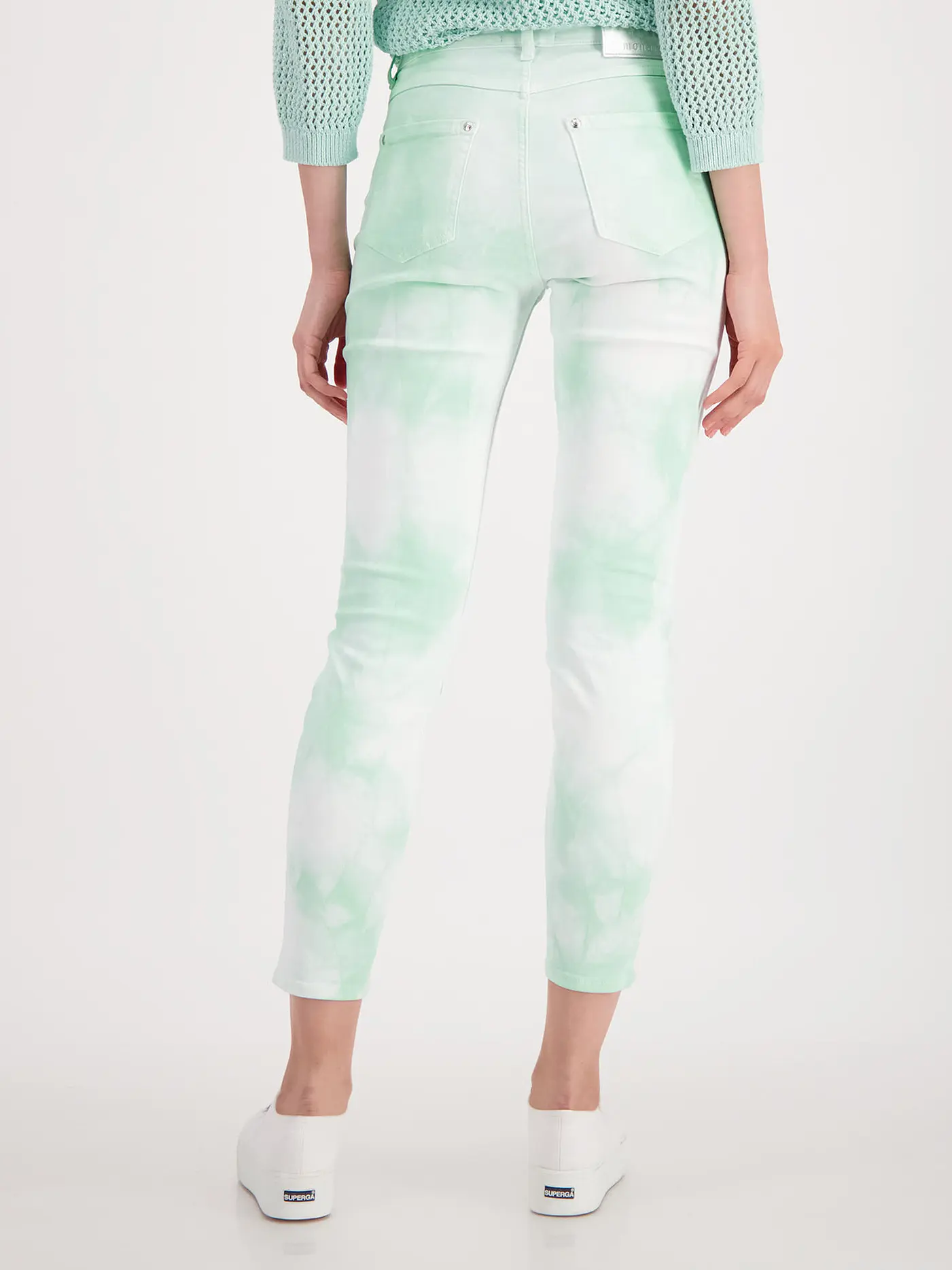 MONARI | Jeans Skinny Fit 7/8  | mint