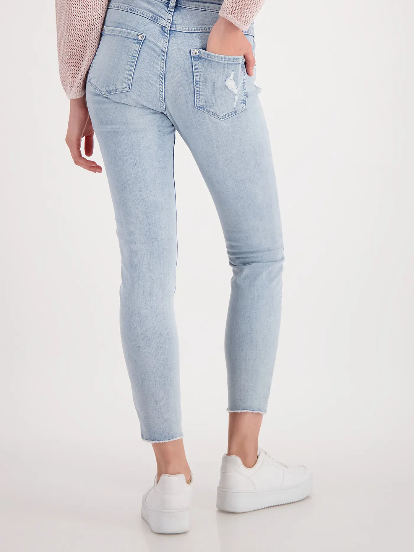 MONARI | Jeans Skinny Fit 7/8 | hellblau