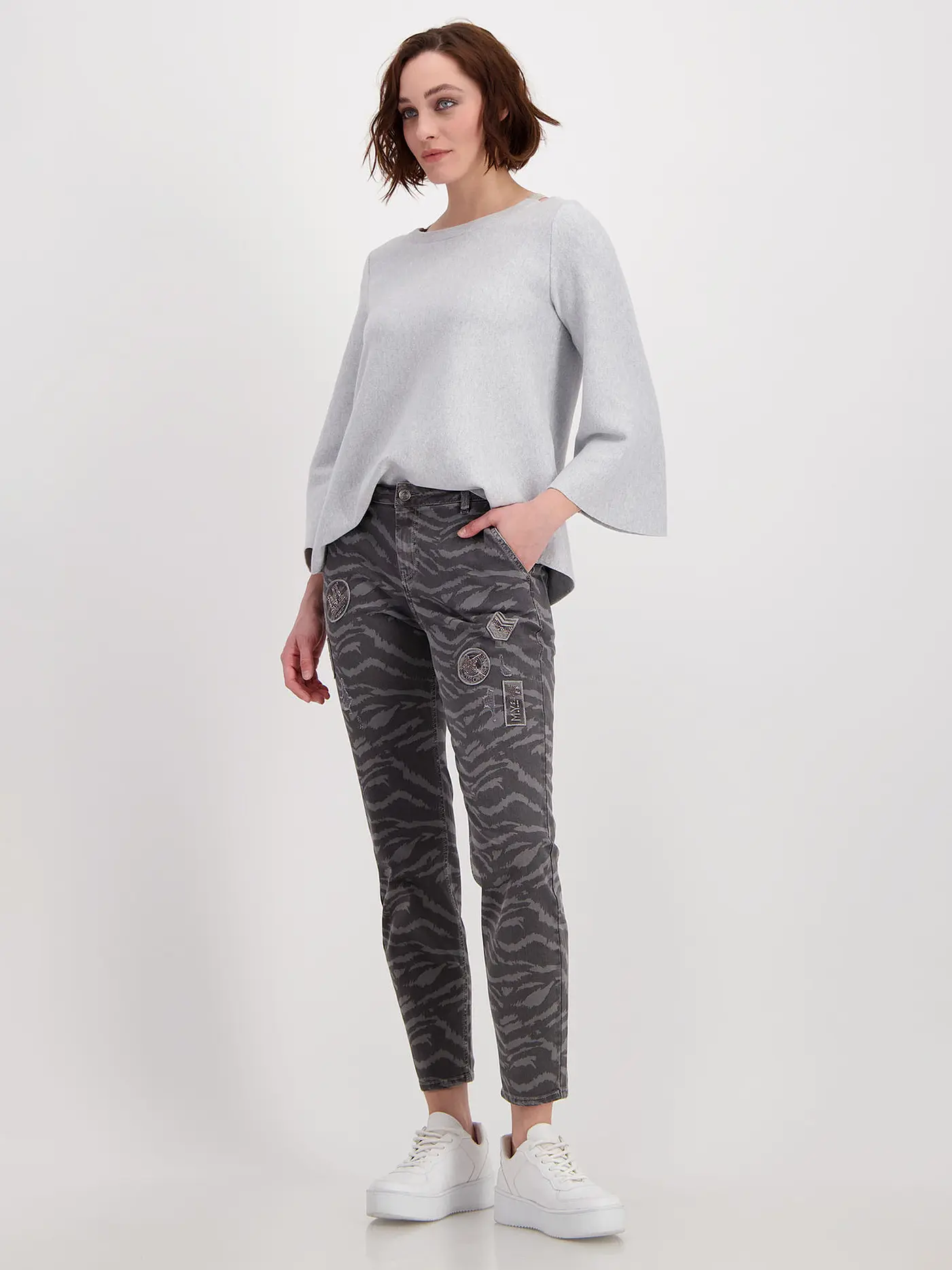 MONARI | Jeans Slim Fit  | schwarz