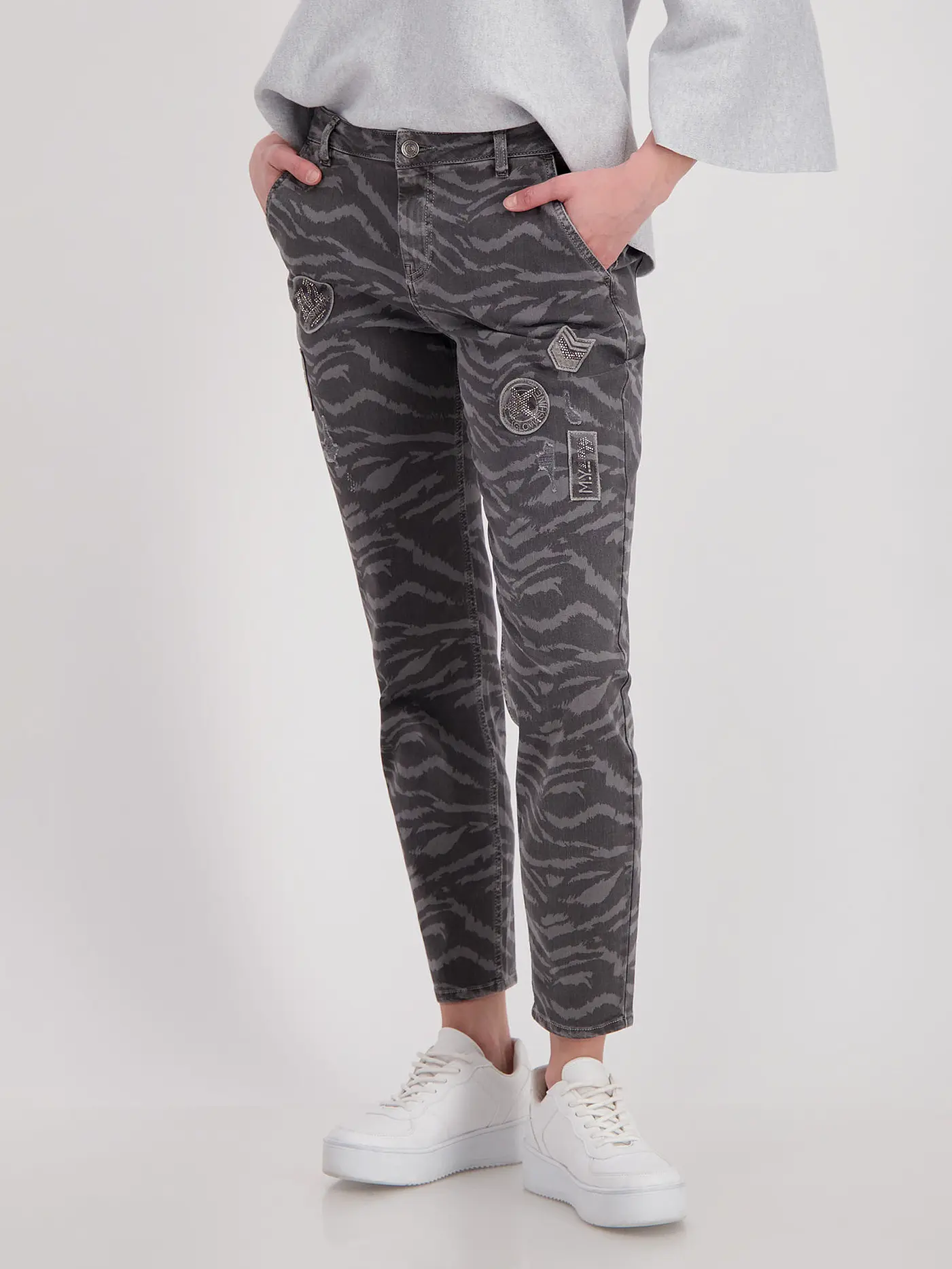 MONARI | Jeans Slim Fit  | schwarz