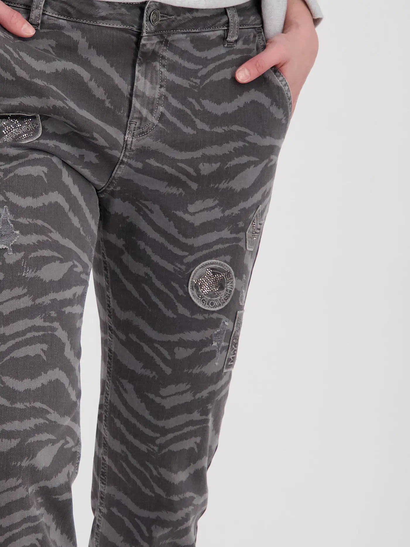 MONARI | Jeans Slim Fit  | schwarz