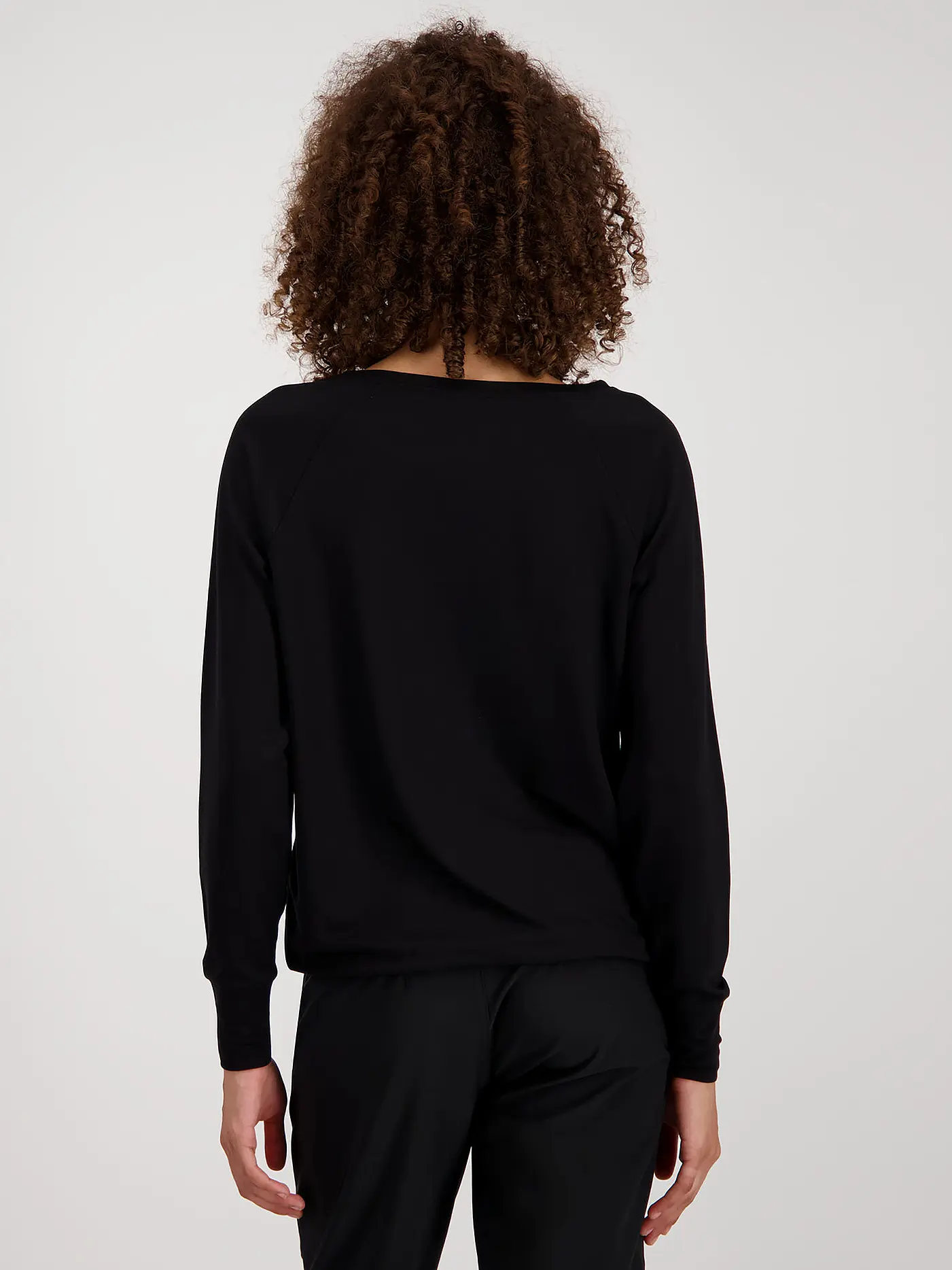 MONARI | Langarmshirt | schwarz