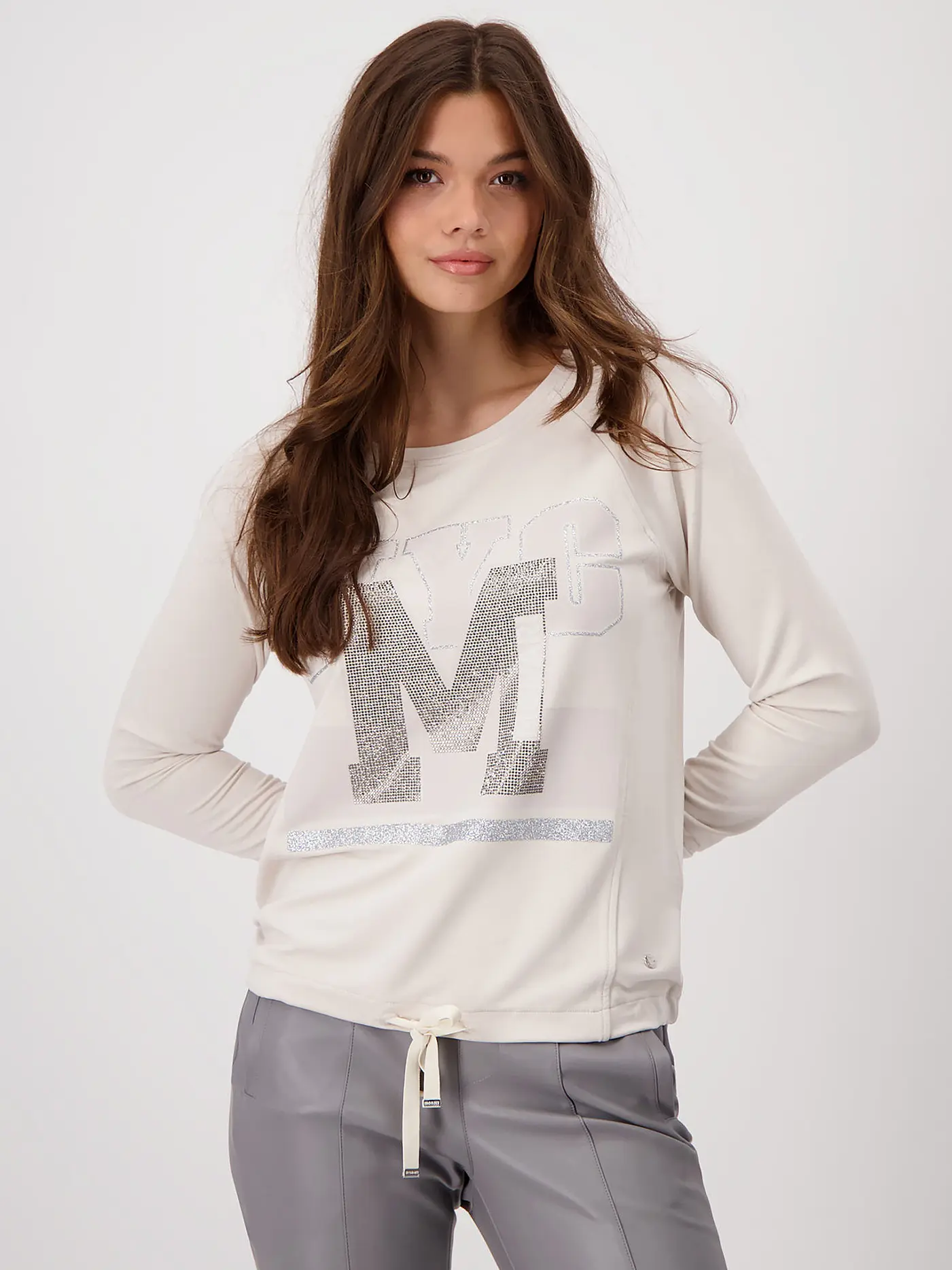 MONARI | Langarmshirt | creme