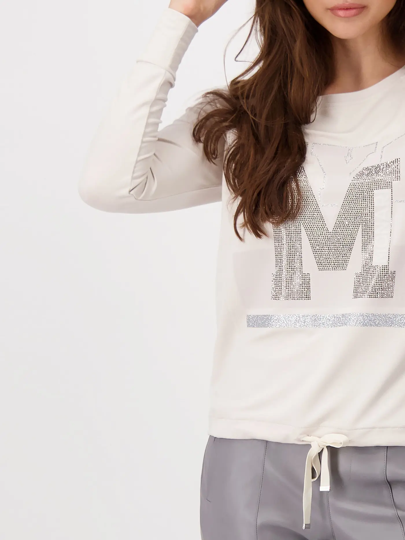 MONARI | Langarmshirt | creme