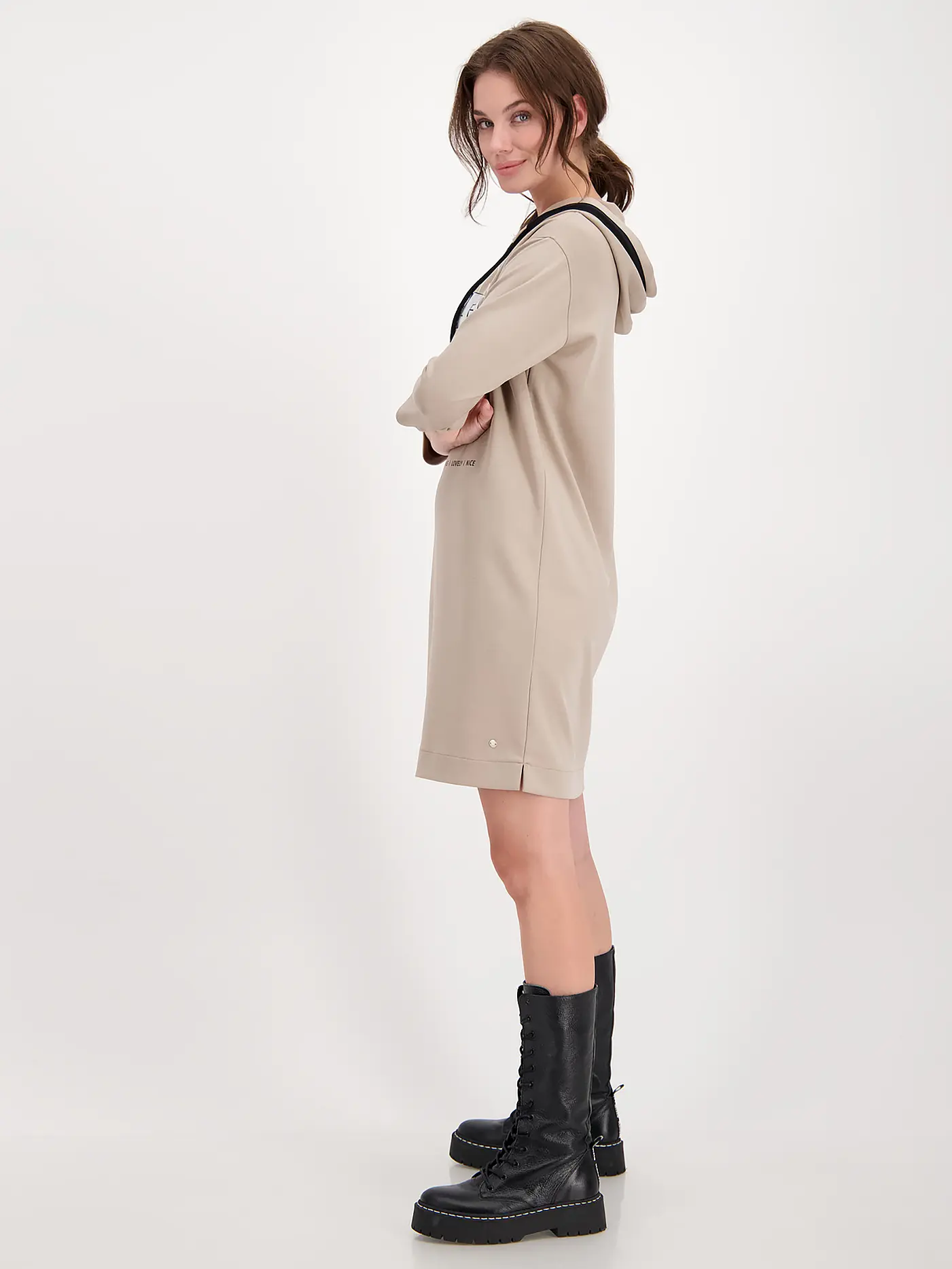 MONARI | Midikleid | beige