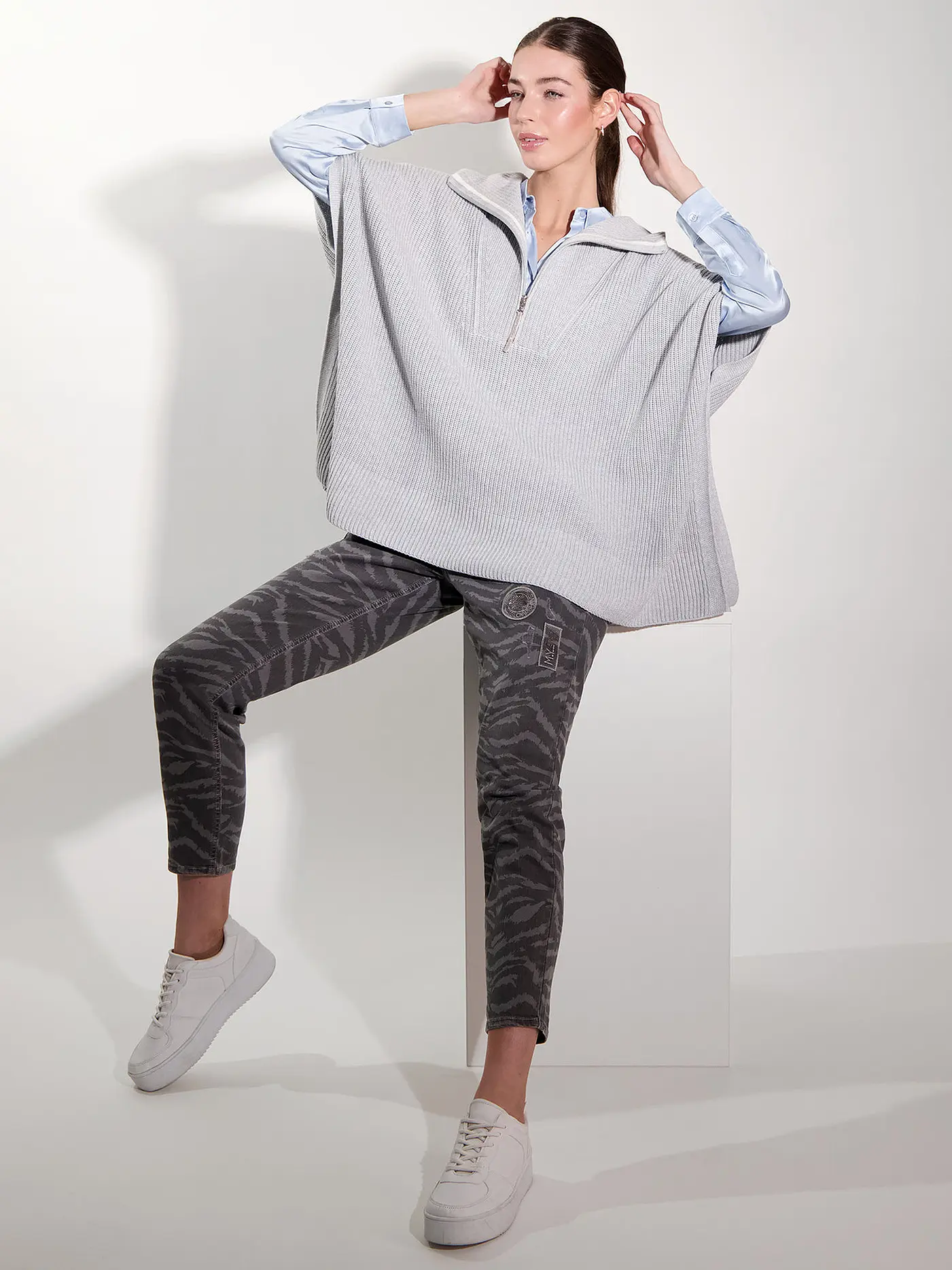 MONARI | Poncho - Cape | beige