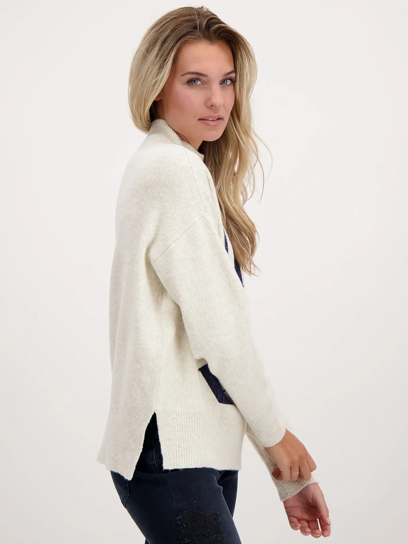 MONARI | Pullover | hellgrau