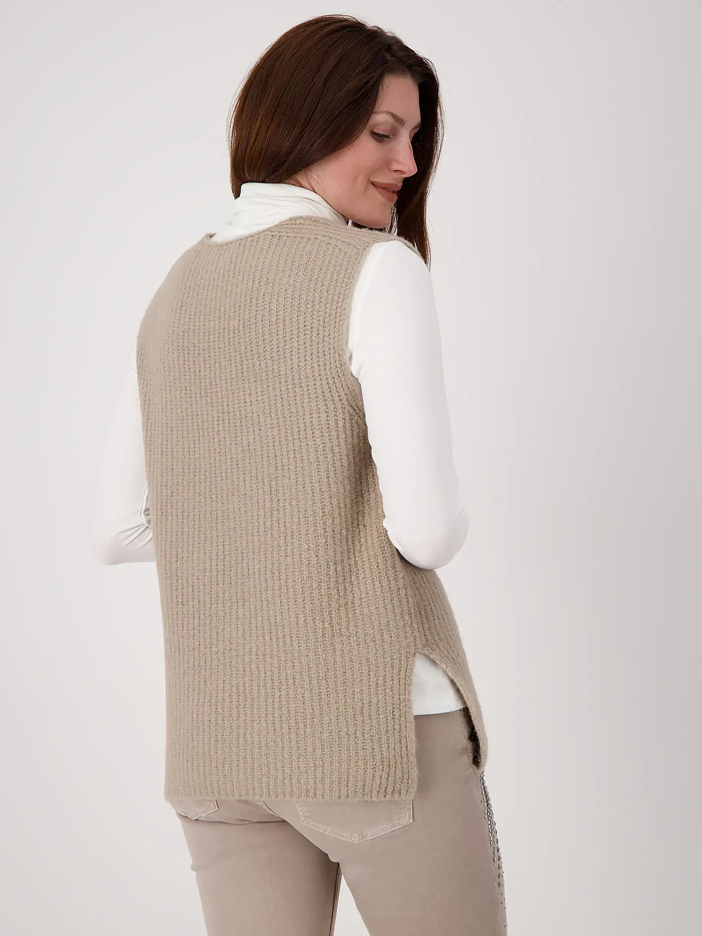 MONARI | Pullunder  | beige