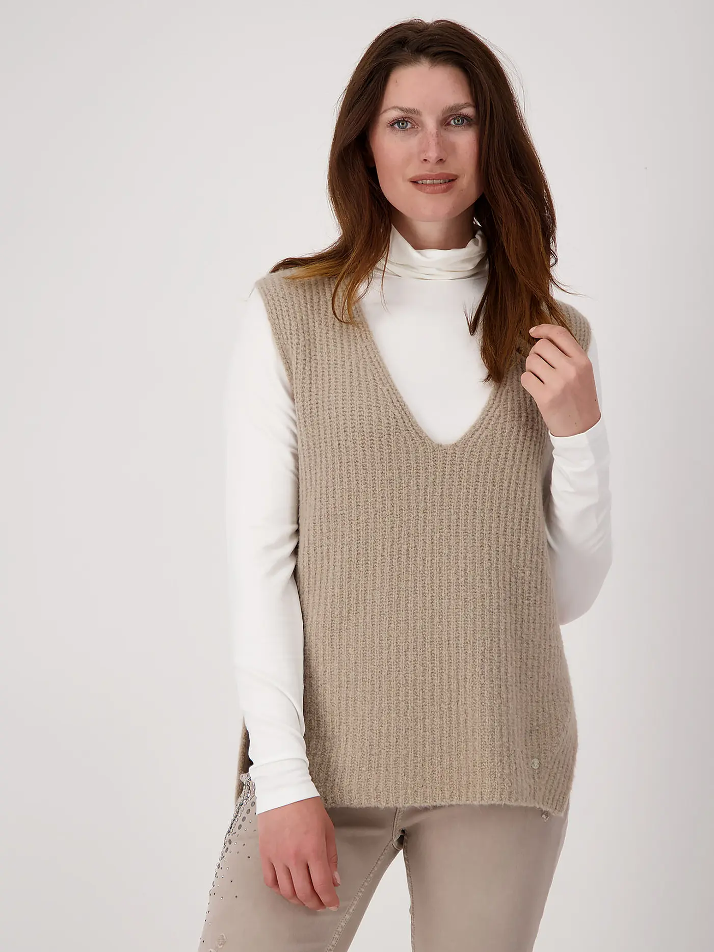 MONARI | Pullunder  | beige