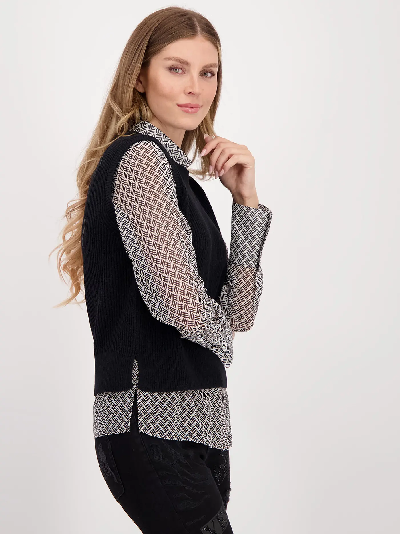 MONARI | Pullunder | schwarz