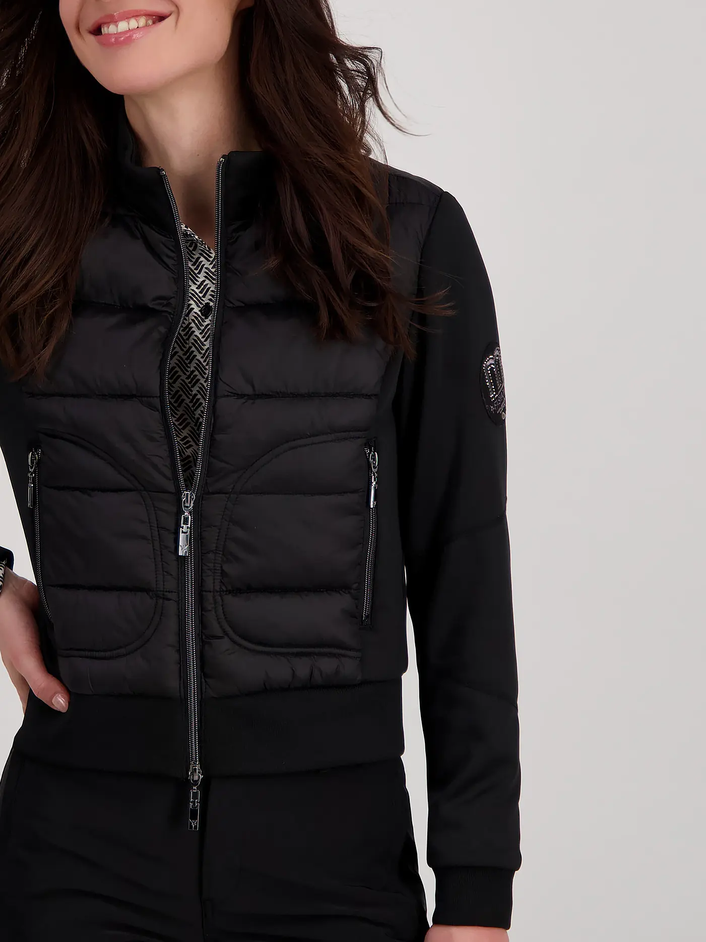 MONARI | Steppjacke | schwarz