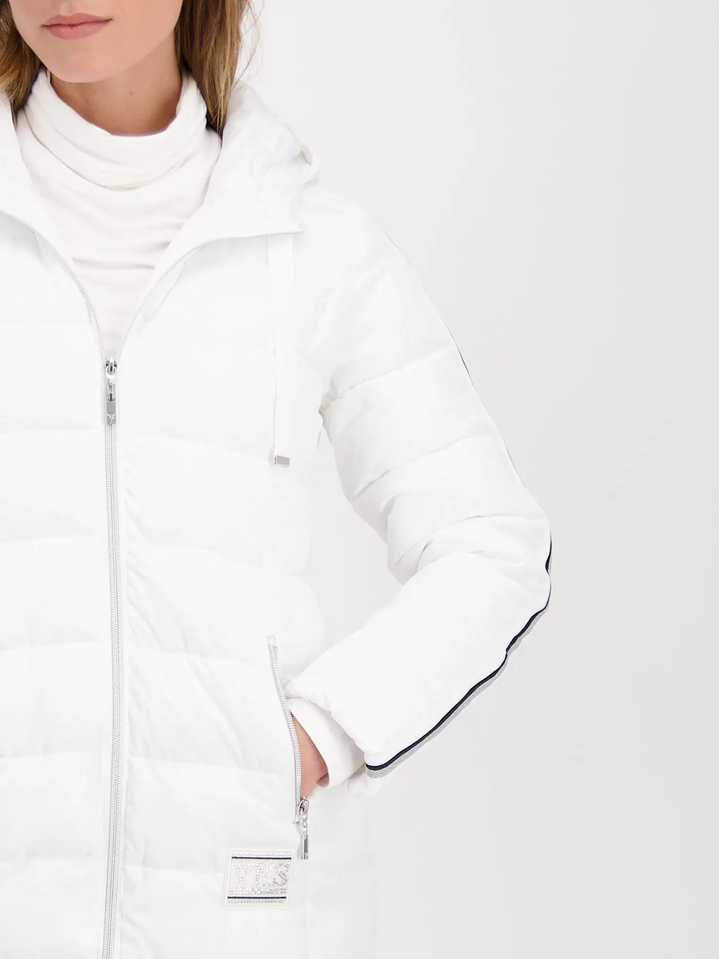 MONARI | Steppmantel | creme