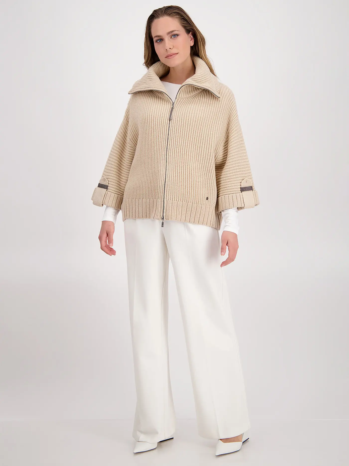 MONARI | Strickjacke | creme
