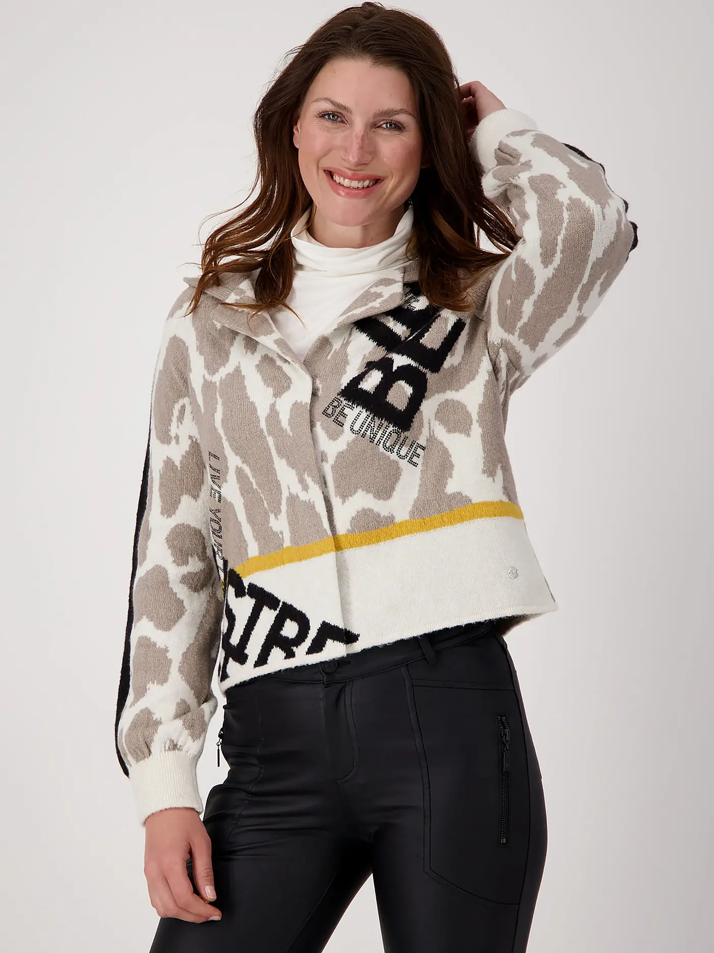 MONARI | Strickjacke | creme