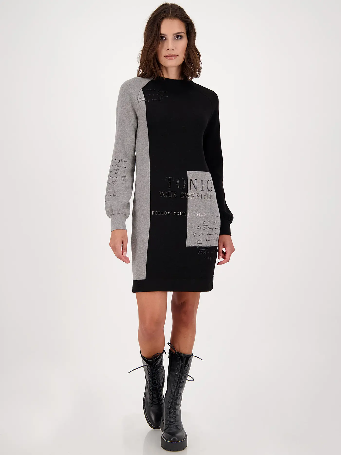 MONARI | Strickkleid | schwarz
