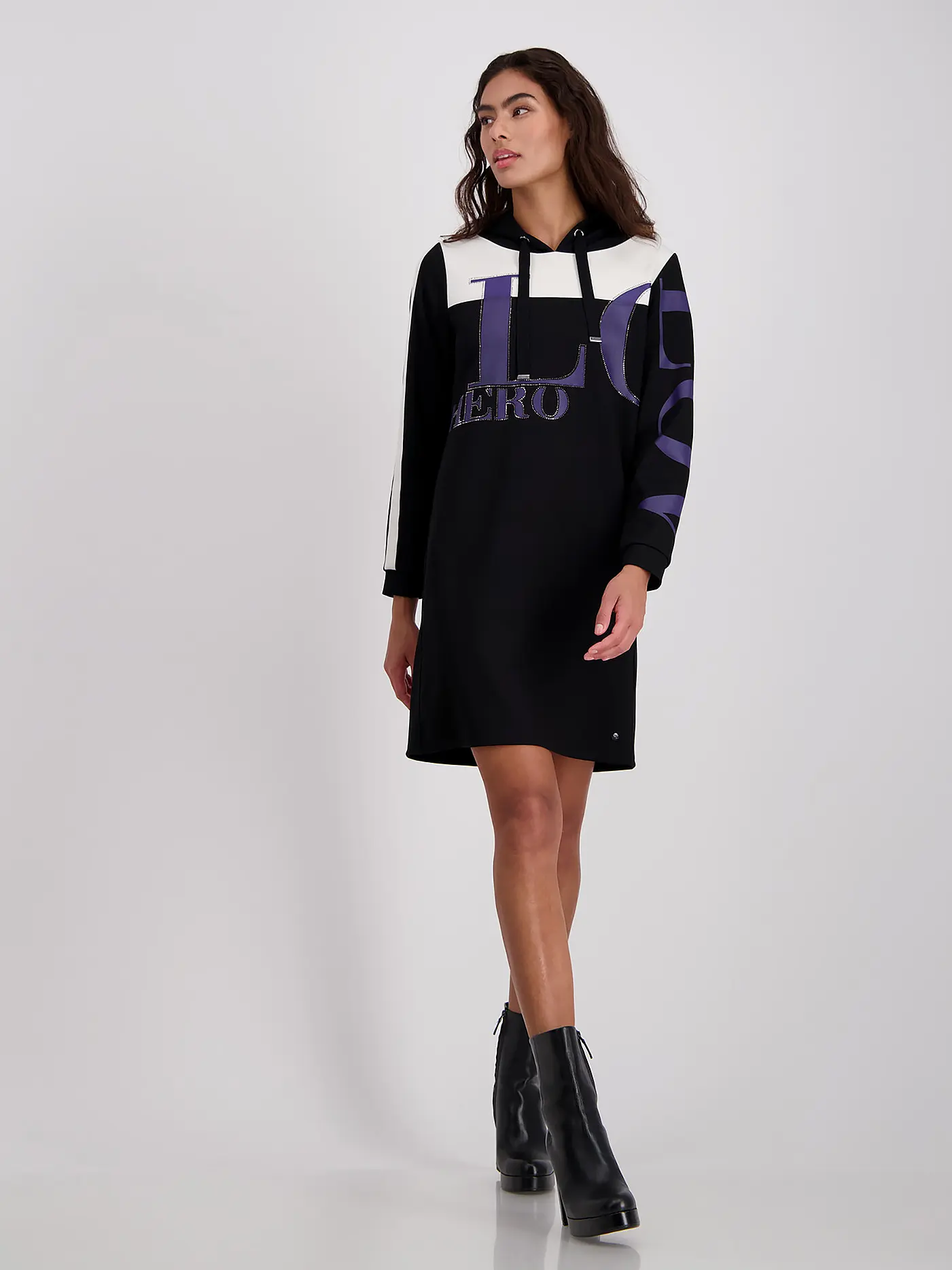 MONARI | Sweatkleid | schwarz