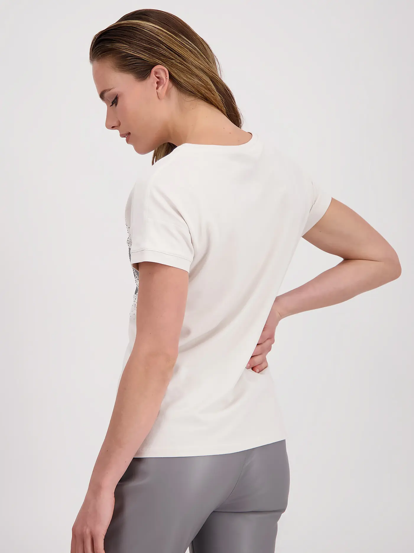 MONARI | T-Shirt  | creme