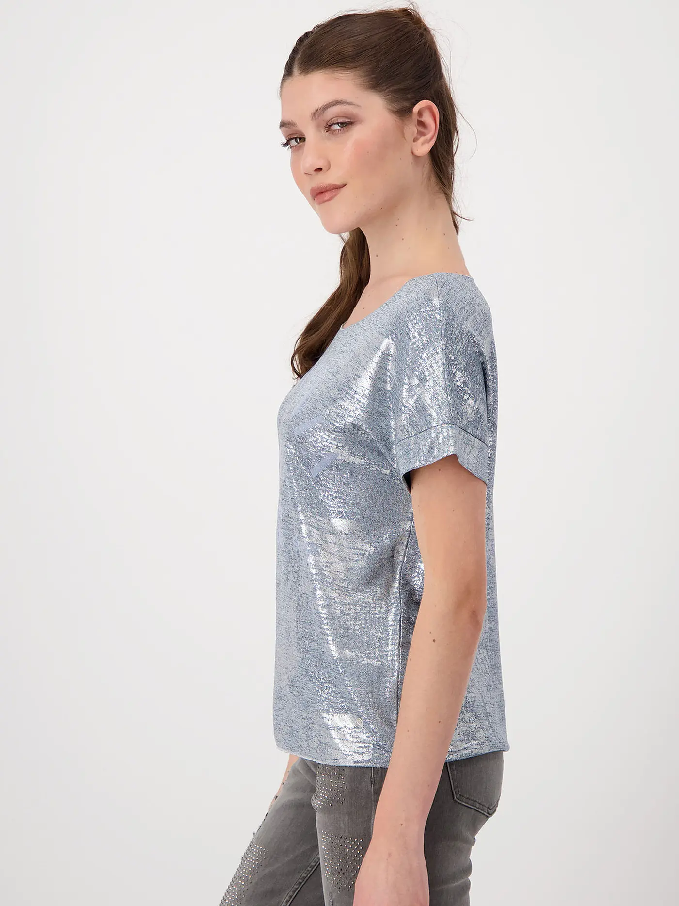 MONARI | T-Shirt  | hellblau