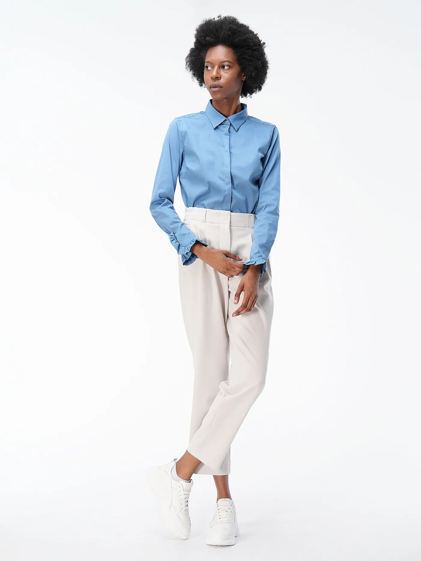 MOS MOSH | Bluse MMMATTIE | hellblau