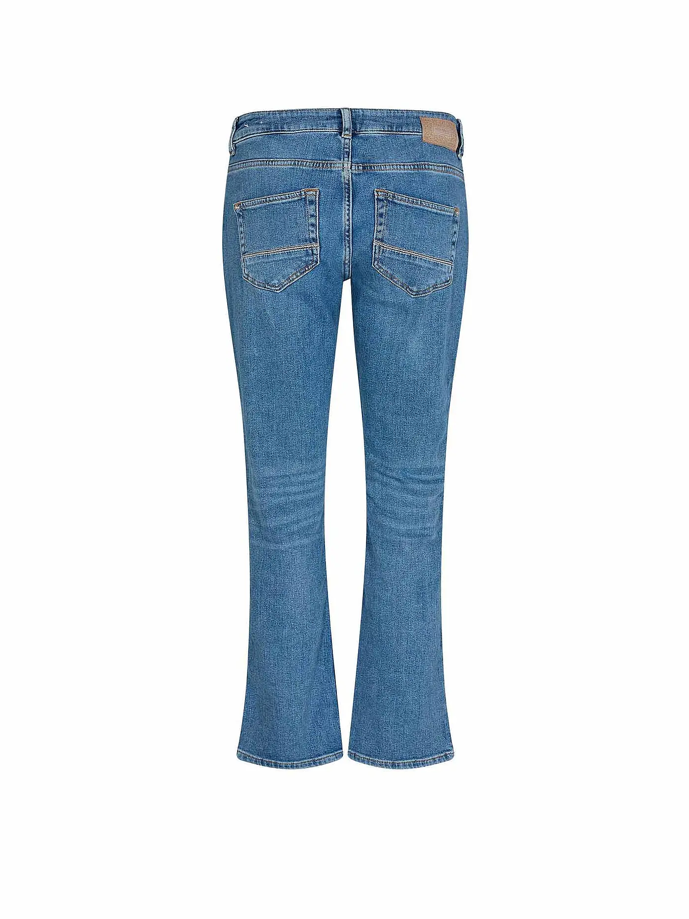 MOS MOSH | Jeans Flared Fit 7/8 MMASHLEY TWIST | hellblau