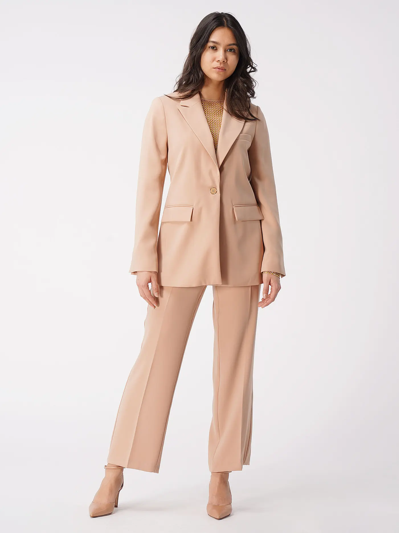 MOS MOSH | Marlenehose MMBAI LEIA | beige