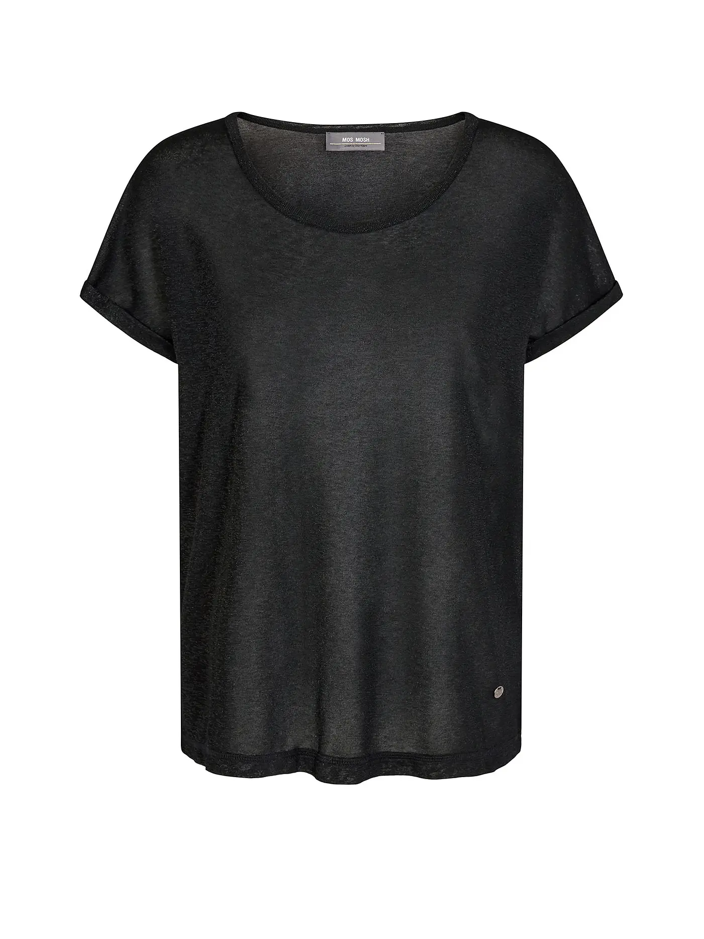 MOS MOSH | T Shirt MMKAY | schwarz