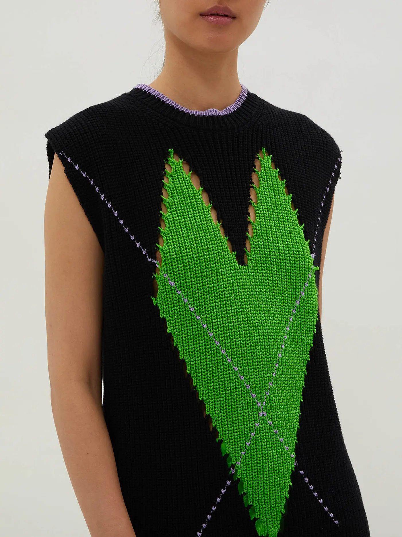 MSGM | Pullunder | schwarz