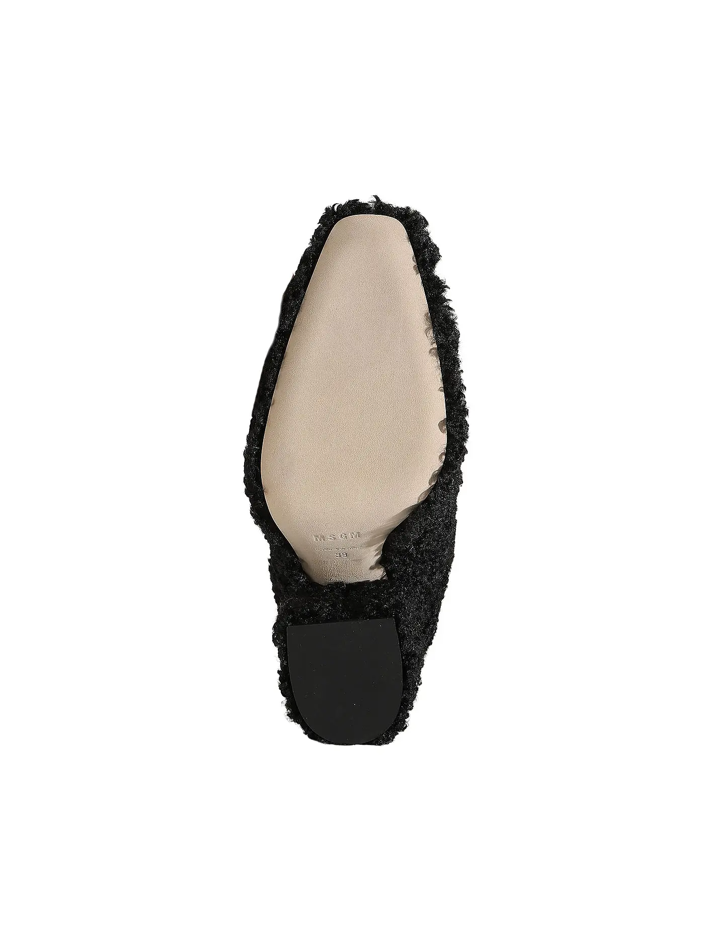 MSGM | Stiefel in Felloptik | schwarz