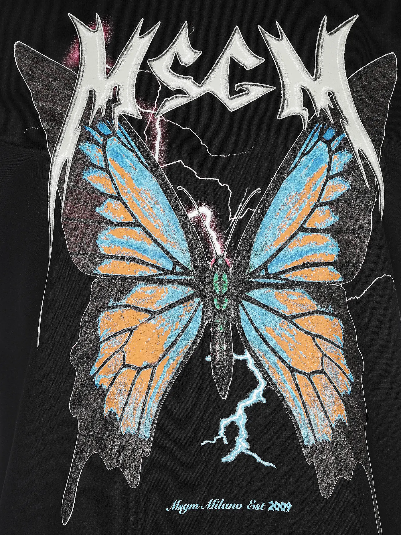 MSGM | T-Shirt  | schwarz