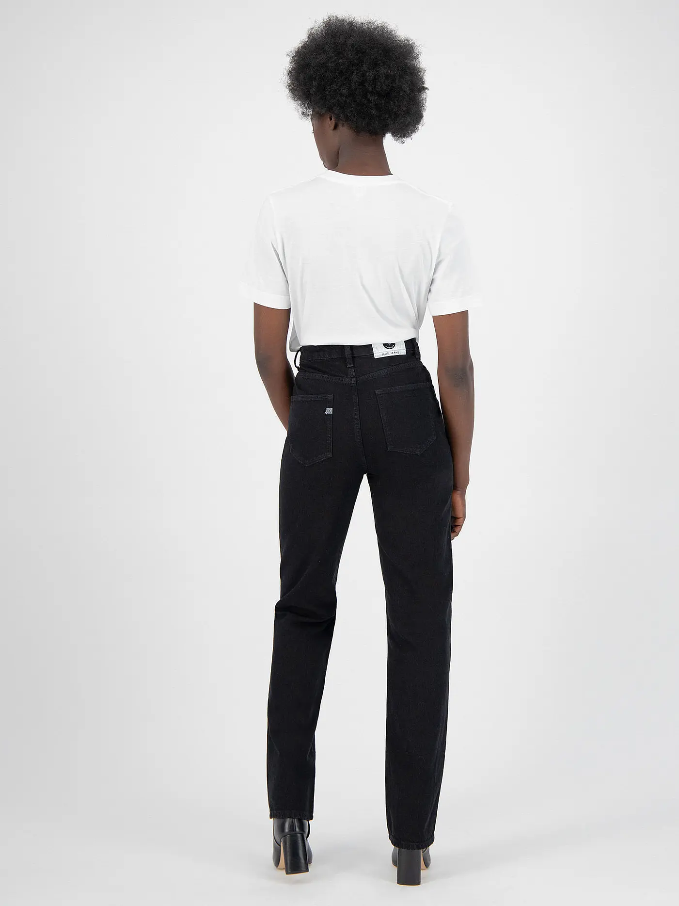MUD JEANS | Jeans Straight Fit Rose | schwarz