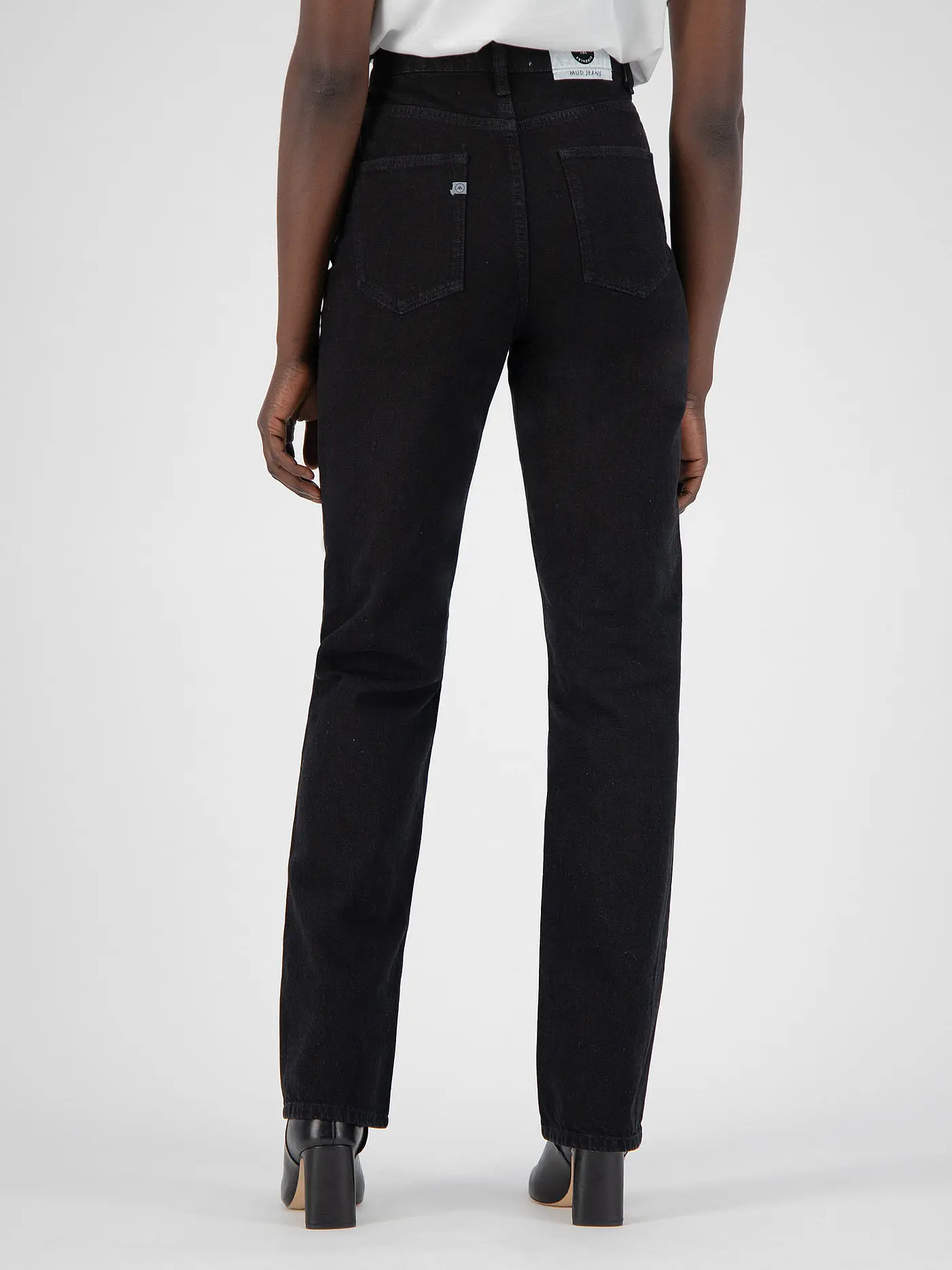 MUD JEANS | Jeans Straight Fit Rose | schwarz