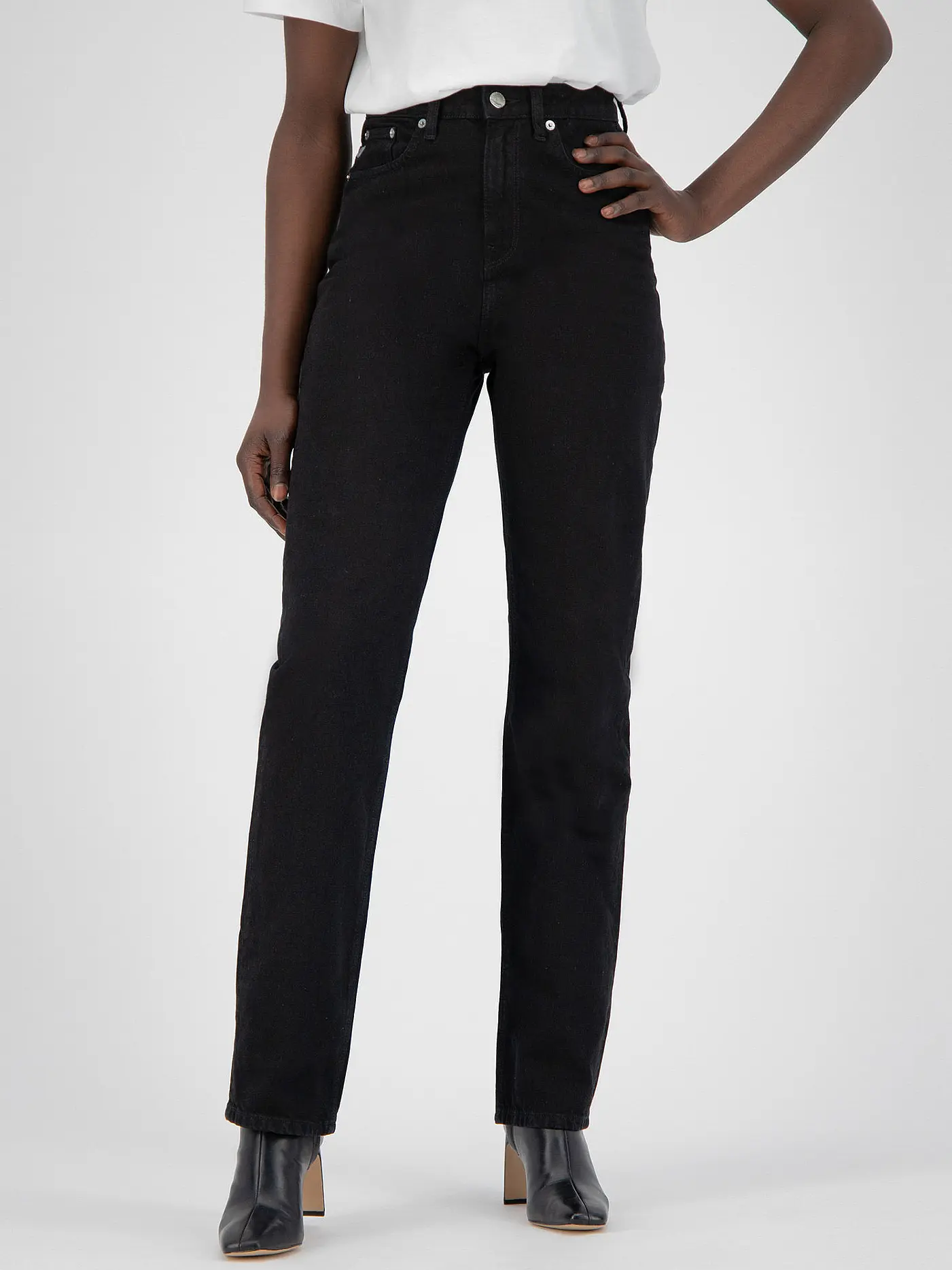 MUD JEANS | Jeans Straight Fit Rose | schwarz