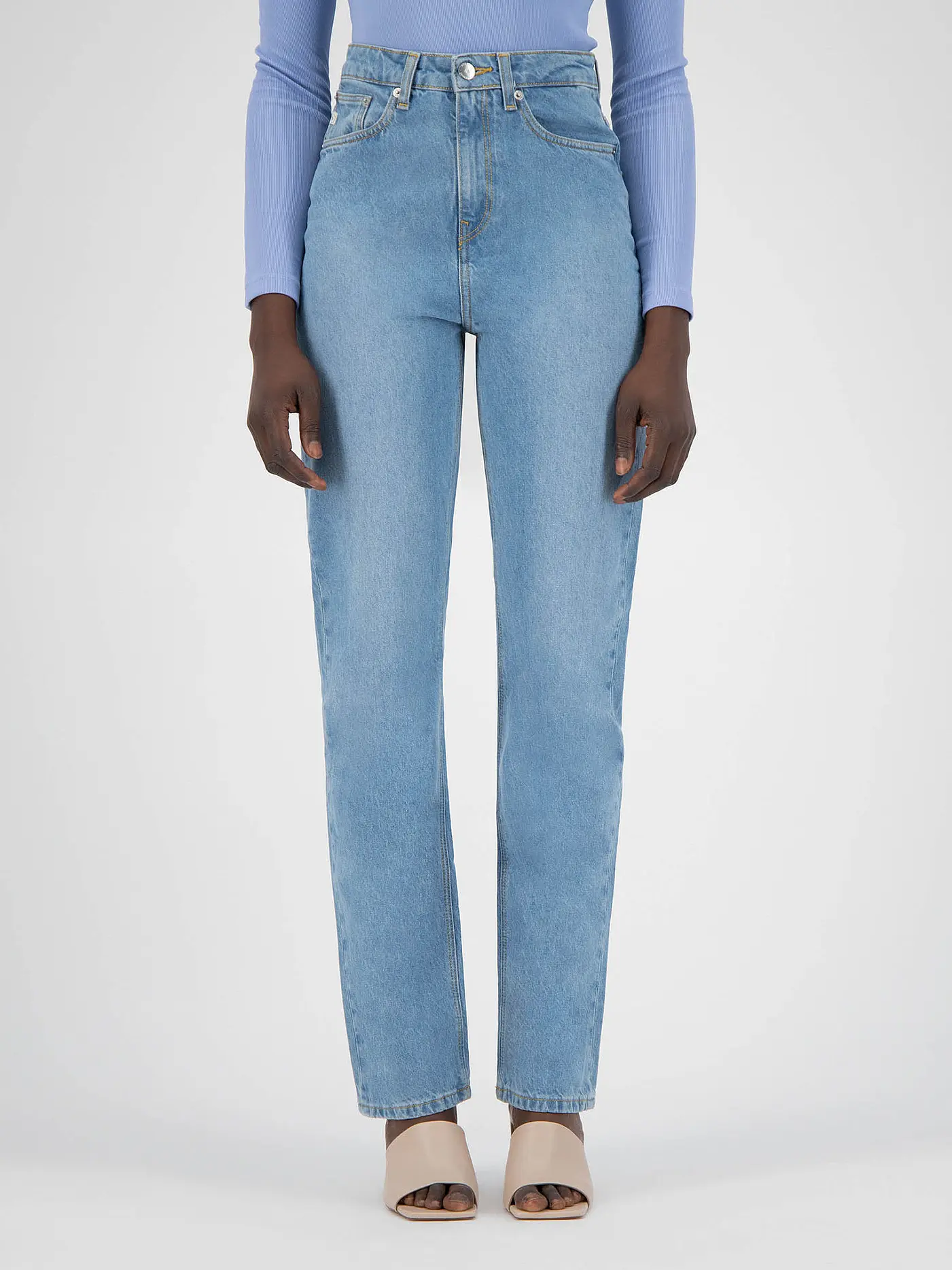 MUD JEANS | Jeans Straight Fit Rose | hellblau