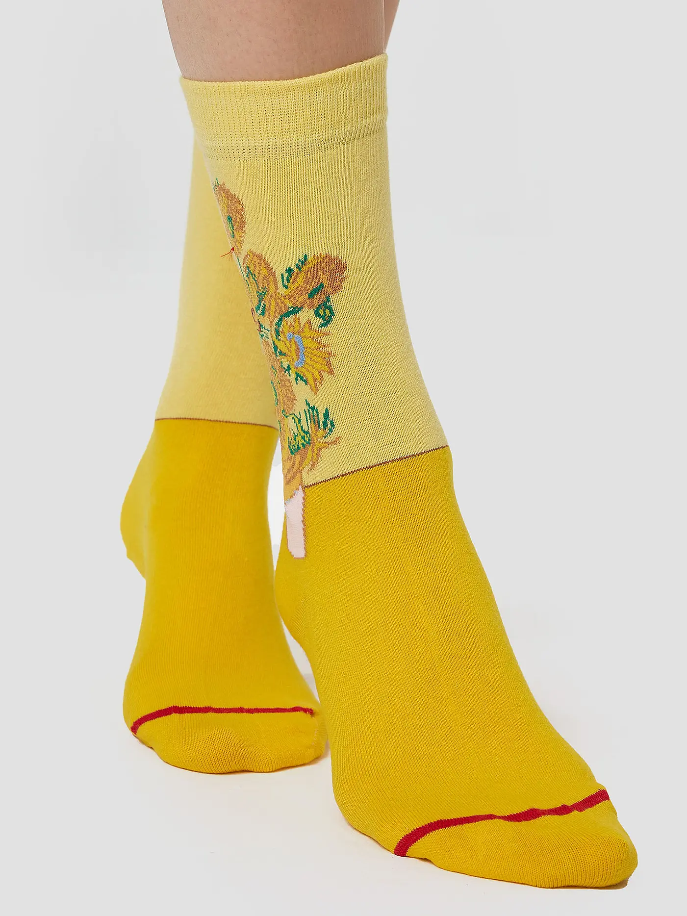 MUSEARTA | Herren  Socken SUNFLOWERS - V. GOGH yellow (40-46) | gelb