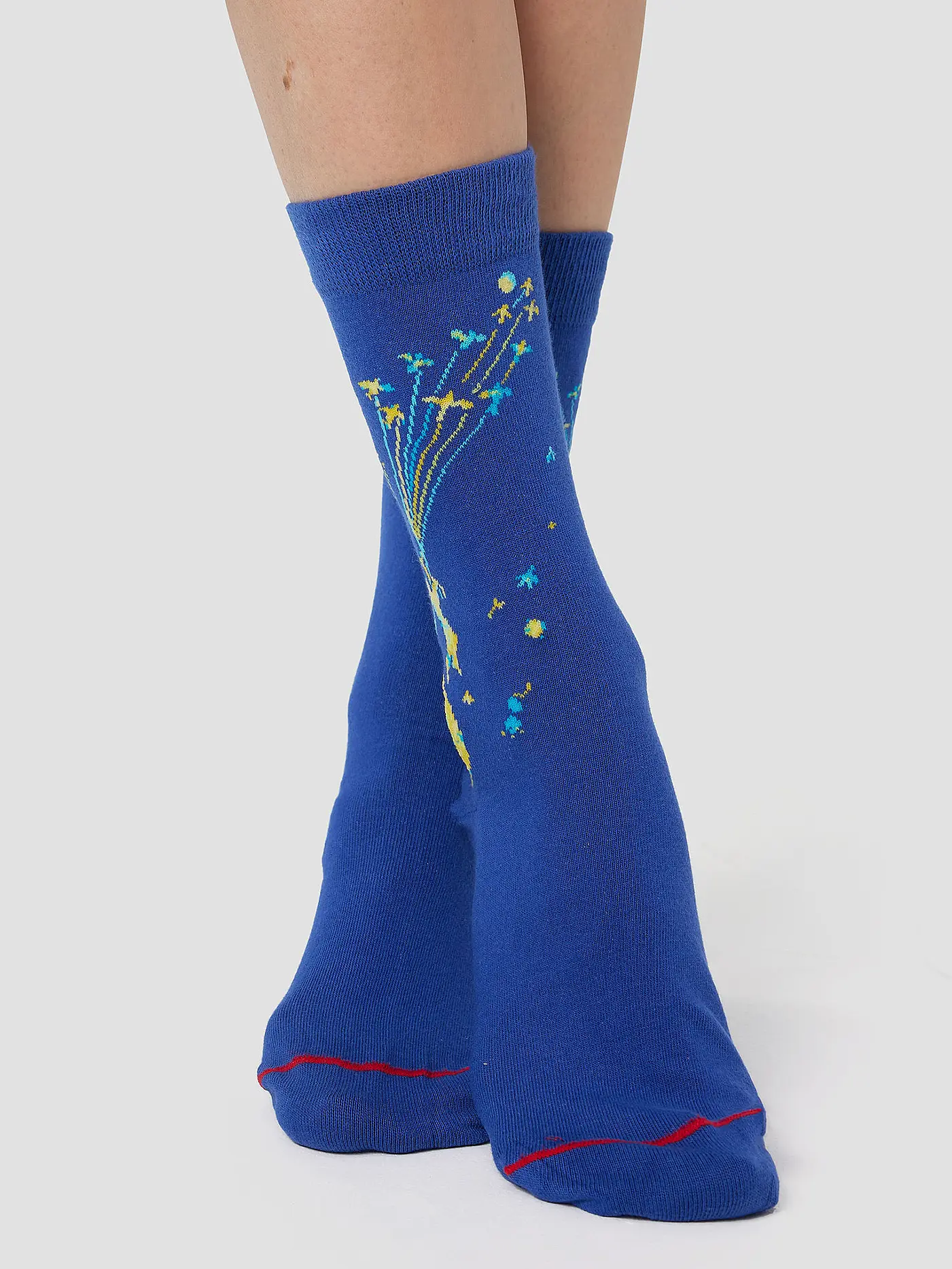 MUSEARTA | Herren Socken FLYING AWAY - DER KLEINE PRINZ blue-multi (40-46) | blau
