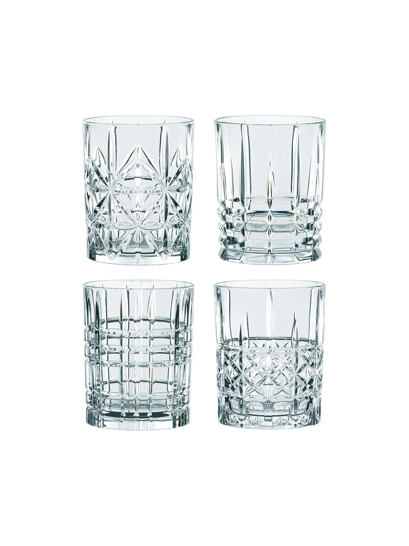 NACHTMANN | Becher 4er Set HIGHLAND 345ml | transparent