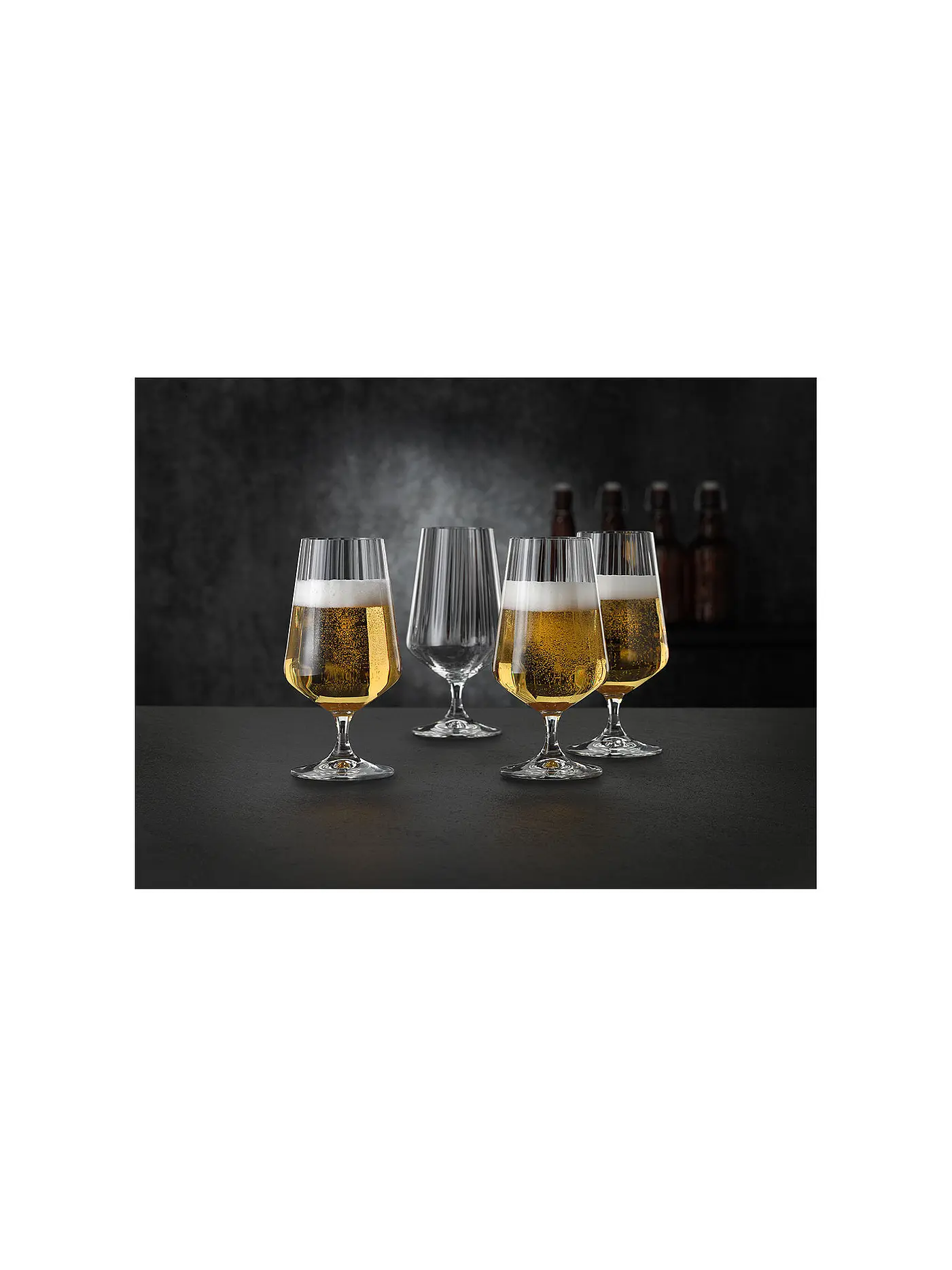 NACHTMANN | Bier Glas 4-er Set 380ml CELEBRATION Klar | transparent