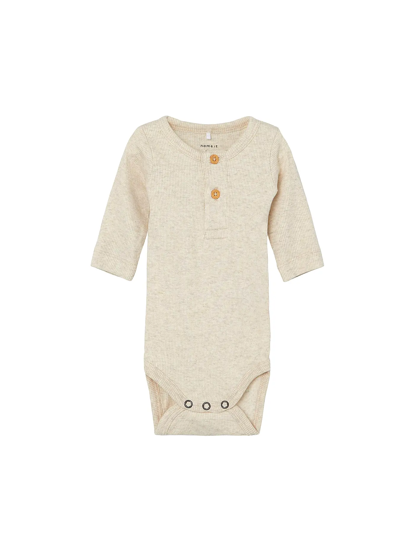 NAME IT | Baby Body Langarm | beige