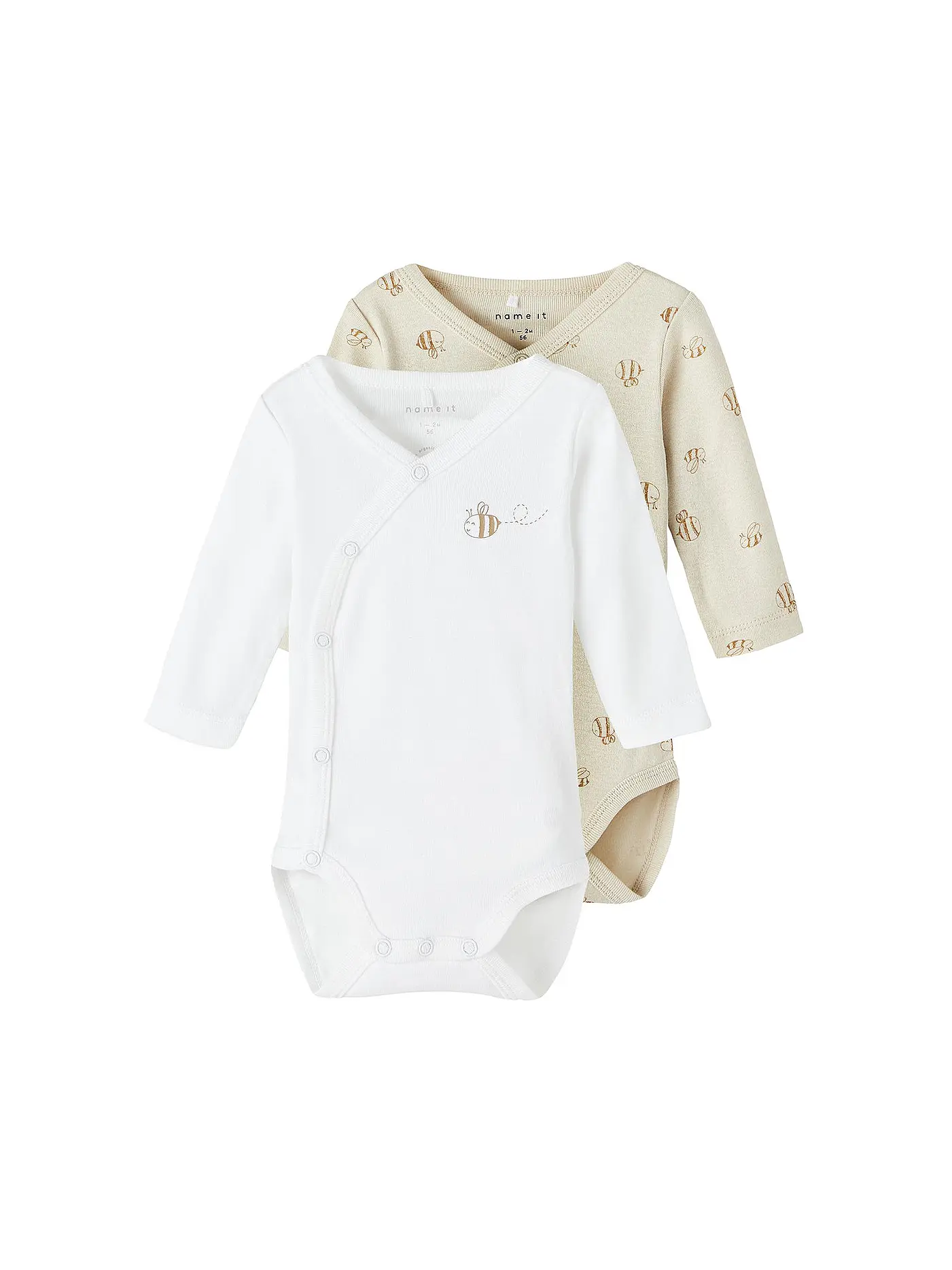 NAME IT | Baby Body 2-er Pkg. NBNBODY | beige