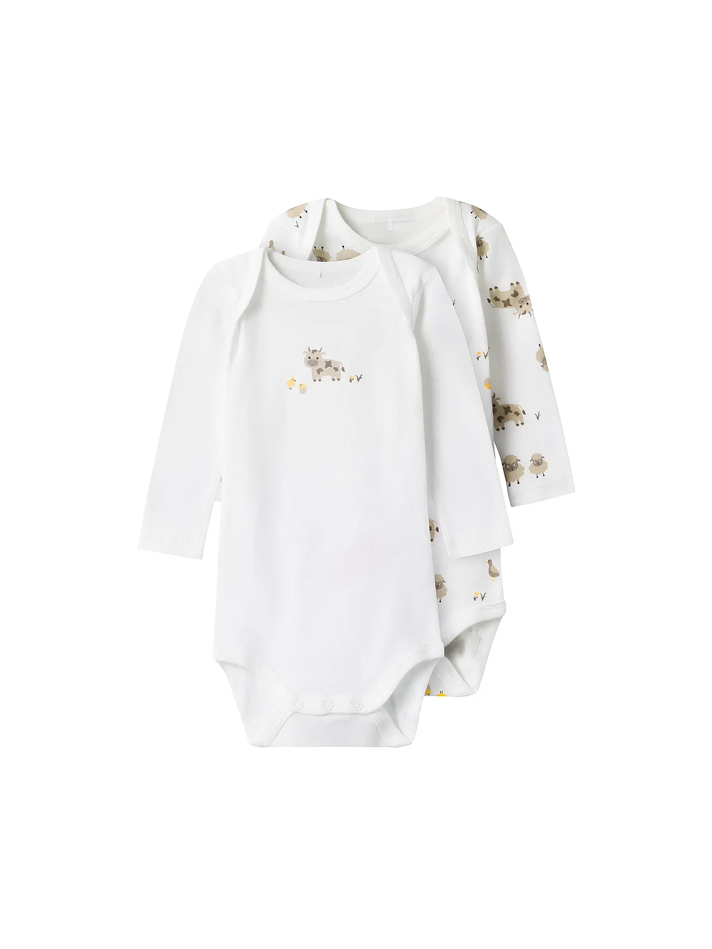 NAME IT | Baby Body 2er Pkg NBNBODY | weiss