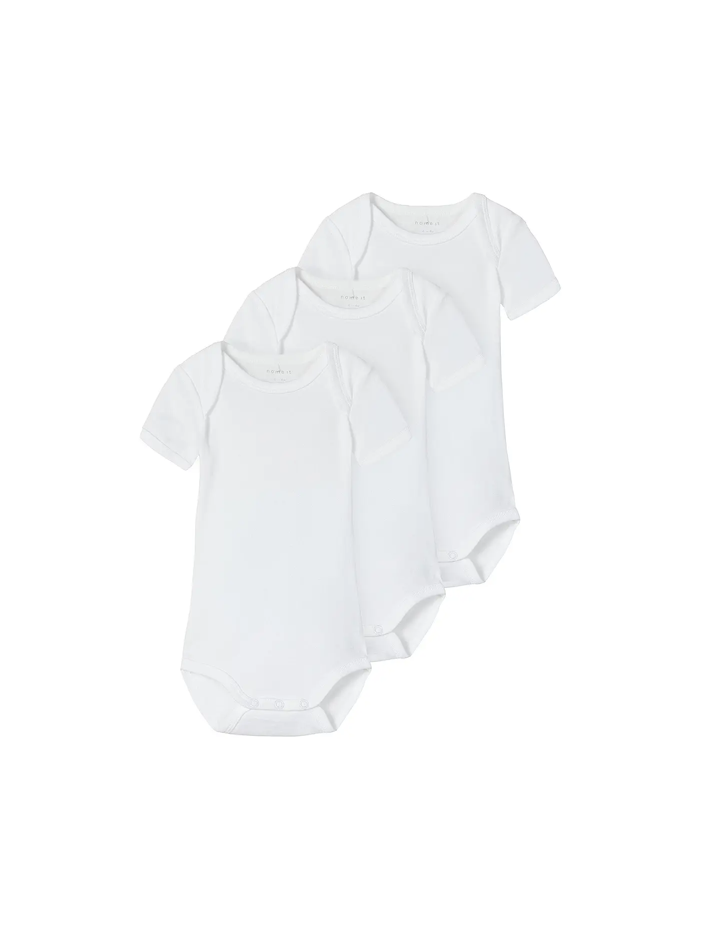 NAME IT | Baby Body 3-er Pkg. | weiss