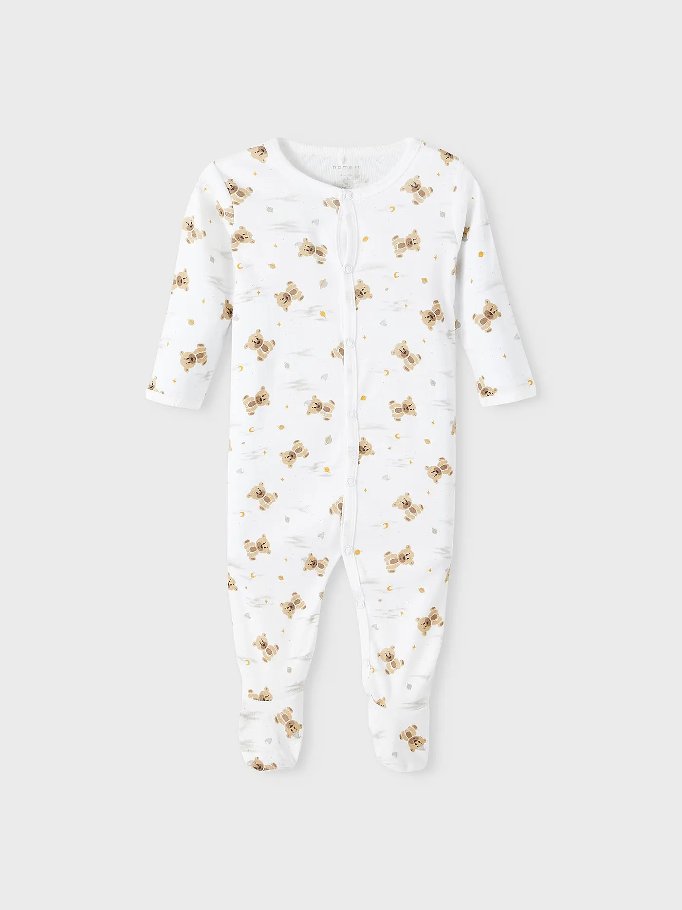 NAME IT | Baby Schlafanzug NBNNIGHTSUIT 2er Pkg | beige