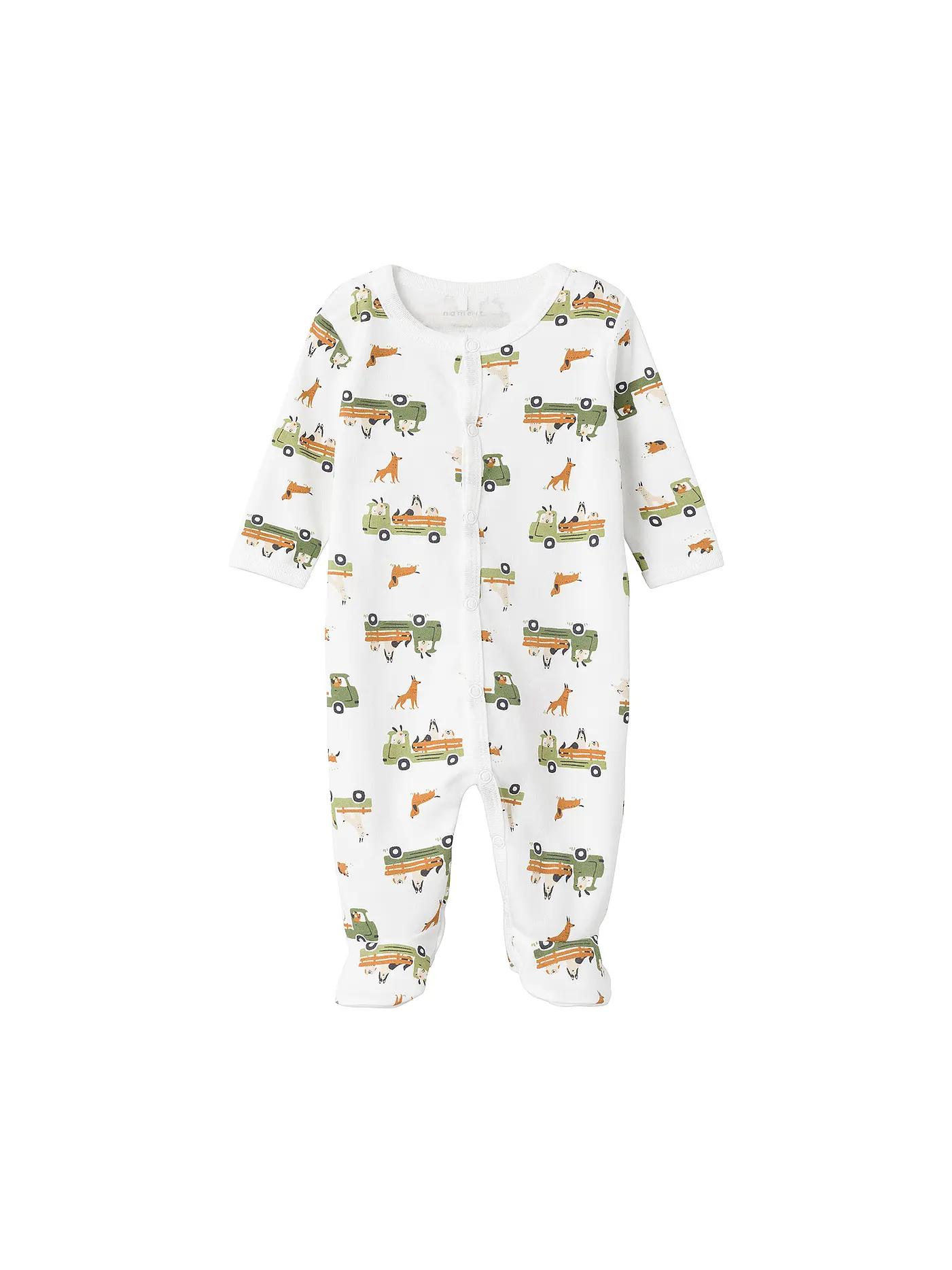 NAME IT | Baby Schlafoverall NBMNIGHTSUIT  | weiss
