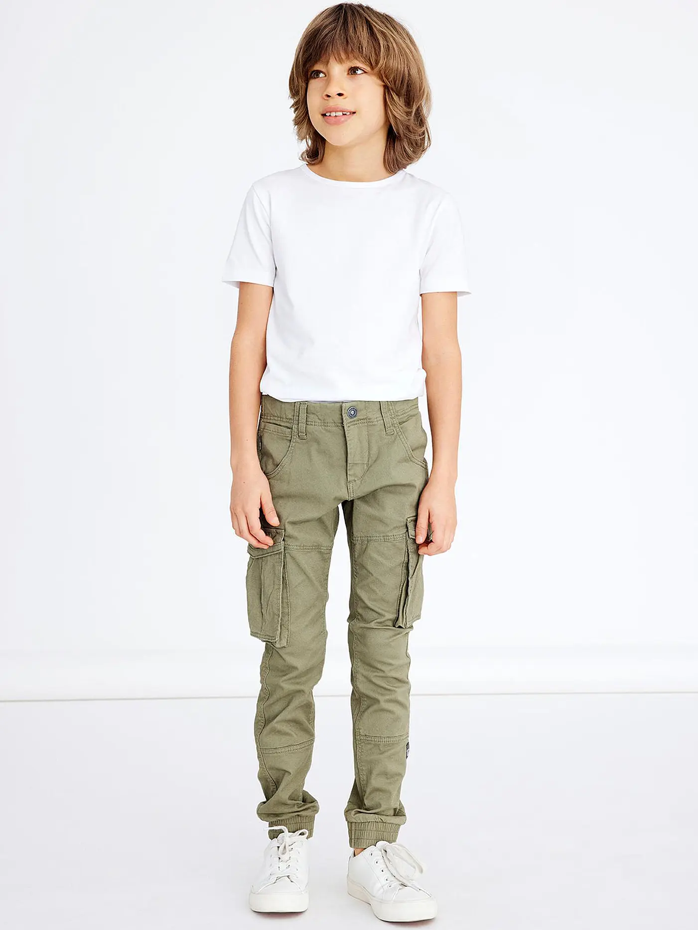 NAME IT | Cargohose Regular Fit NITBAMGO  | olive