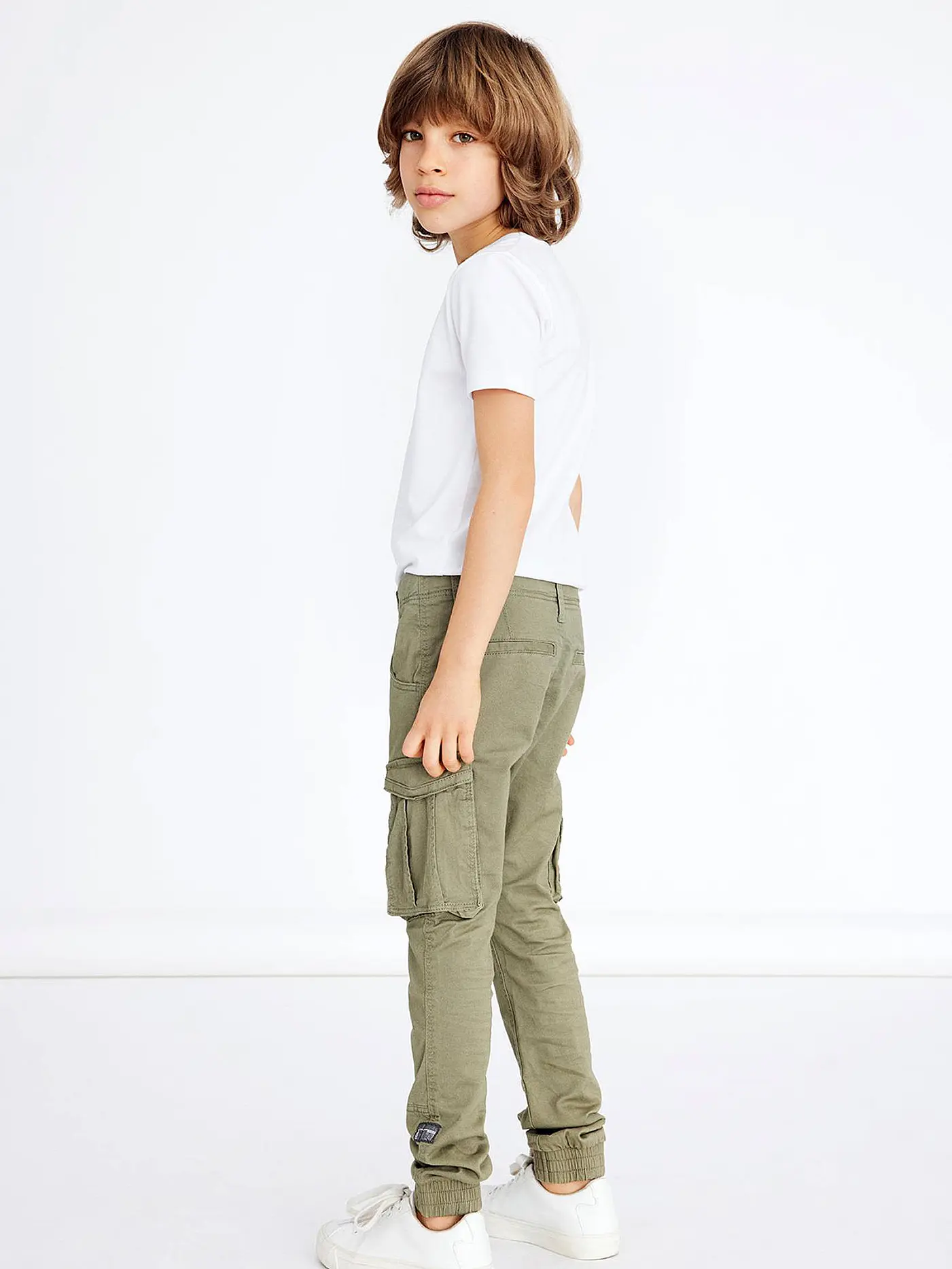 NAME IT | Cargohose Regular Fit NITBAMGO  | olive