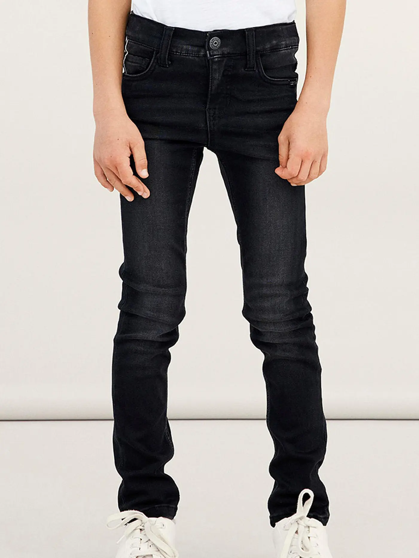 NAME IT | Jungen Jeans Slim Fit NKMTHEO  | schwarz