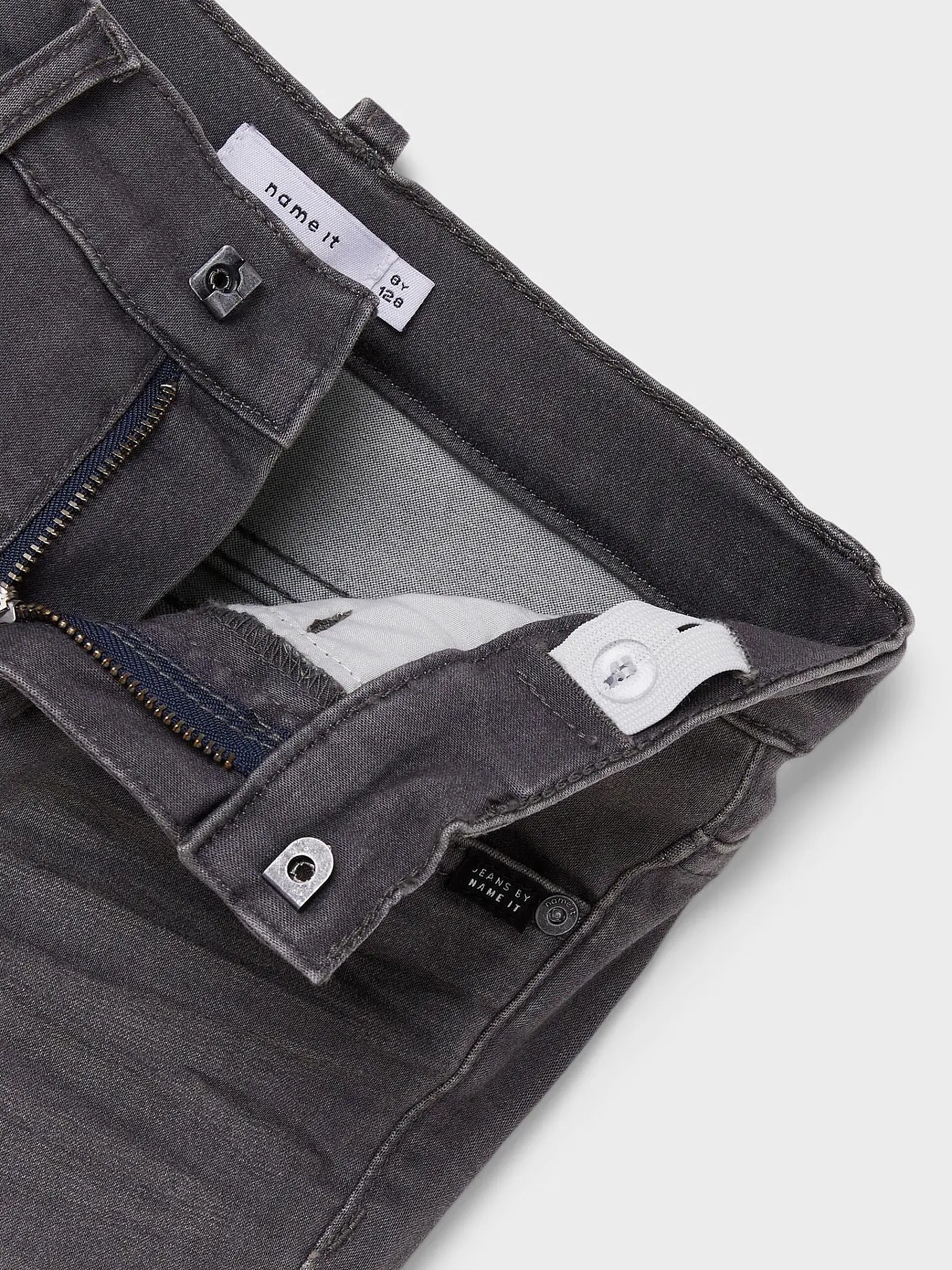 NAME IT | Jungen Jeans Slim Fit NKMTHEO  | grau